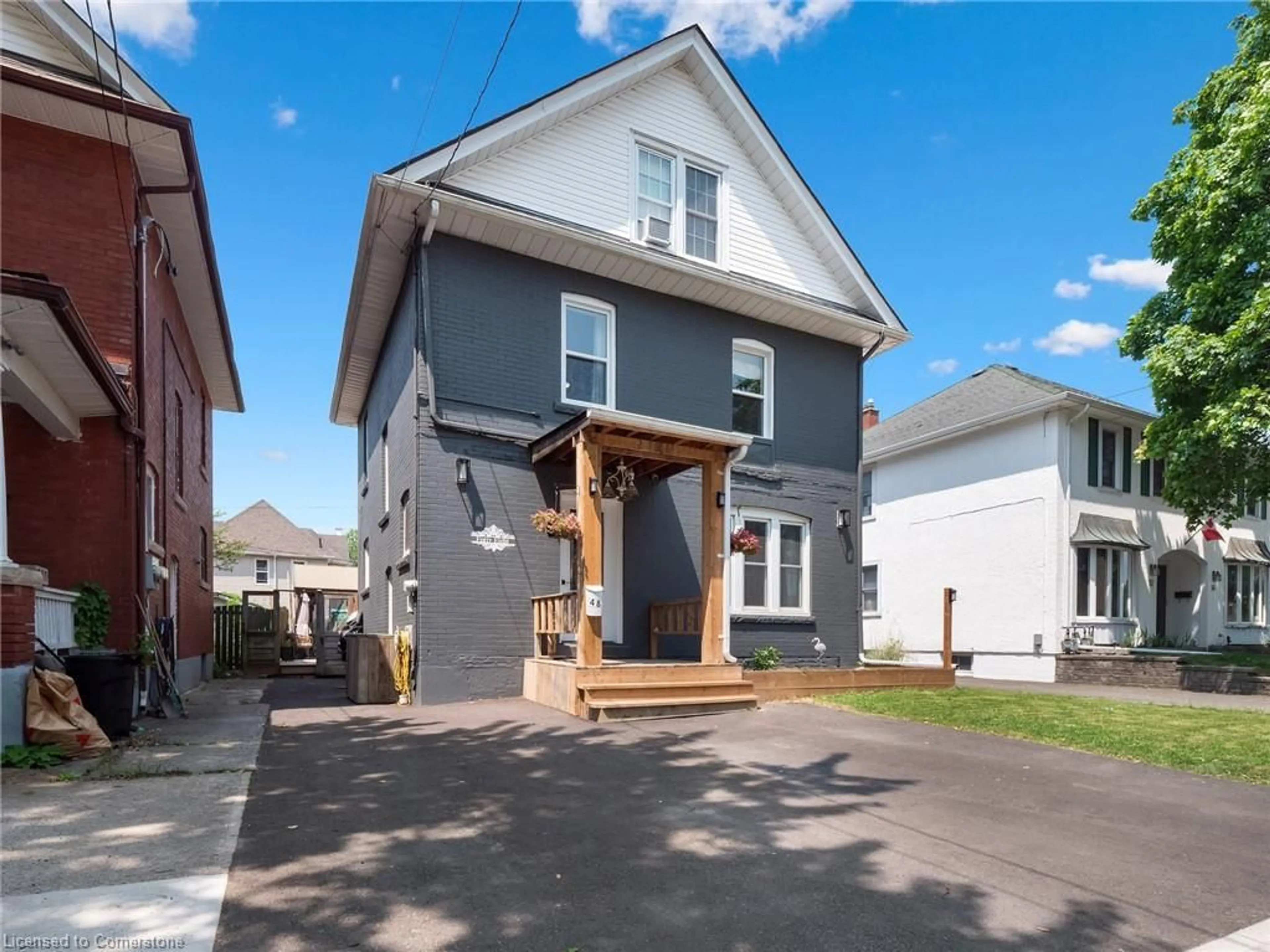 Home with vinyl exterior material, street for 48 Grove St, Welland Ontario L3B 4B4