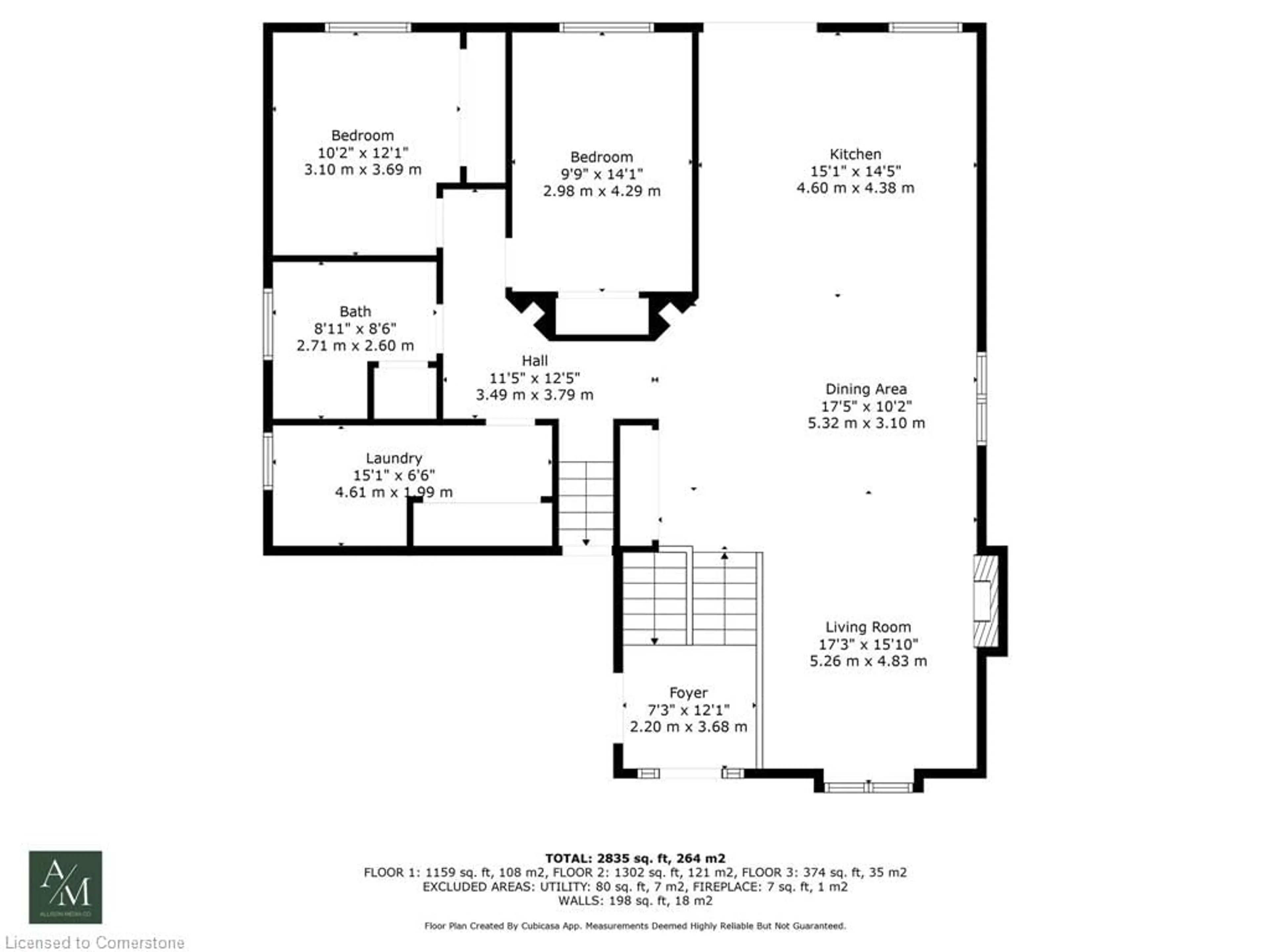 Floor plan for 21 Cherry Ave, Smithville Ontario L0R 2A0