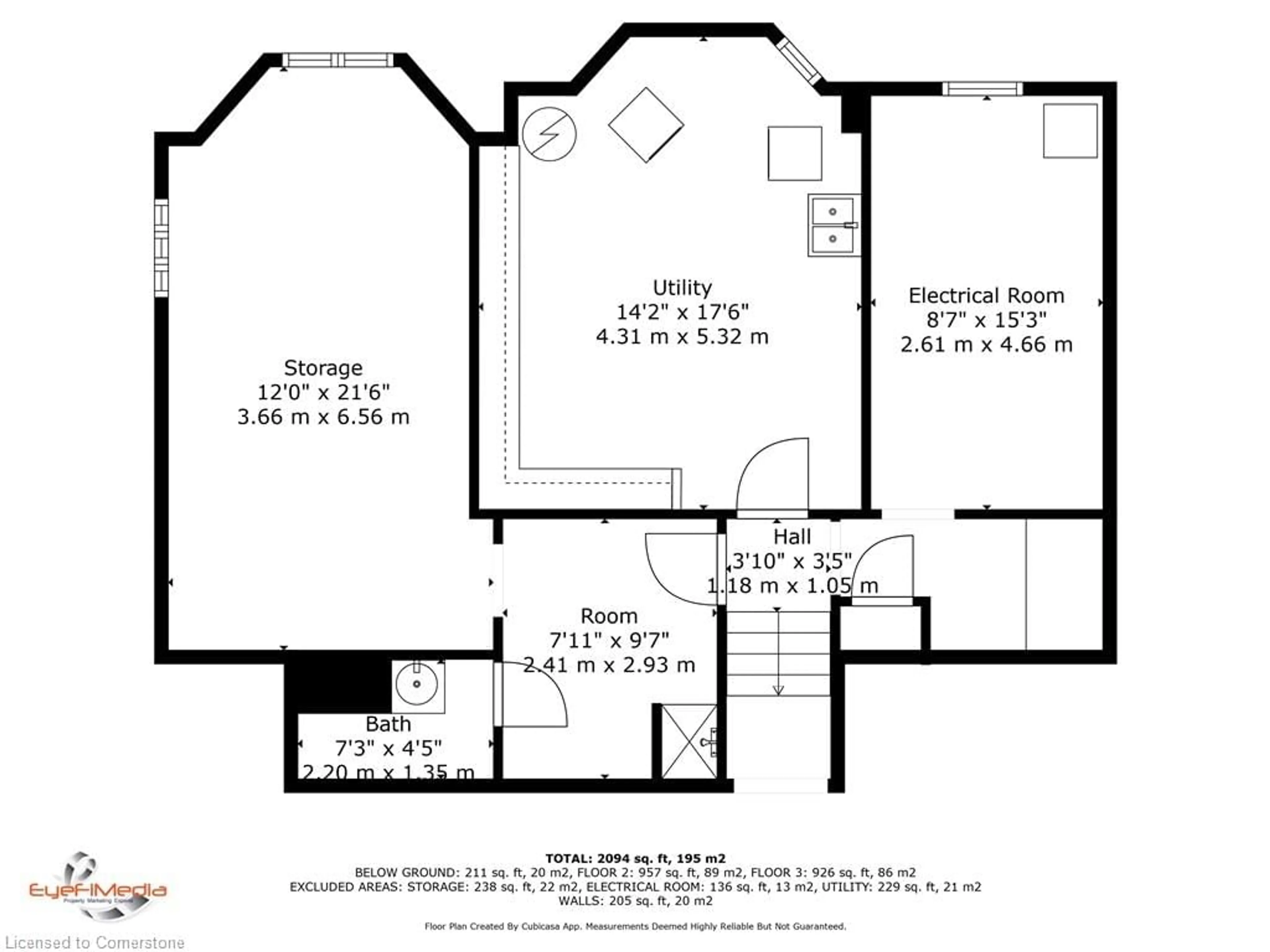 Floor plan for 133 Dunbar Rd, Waterloo Ontario N2L 2E8