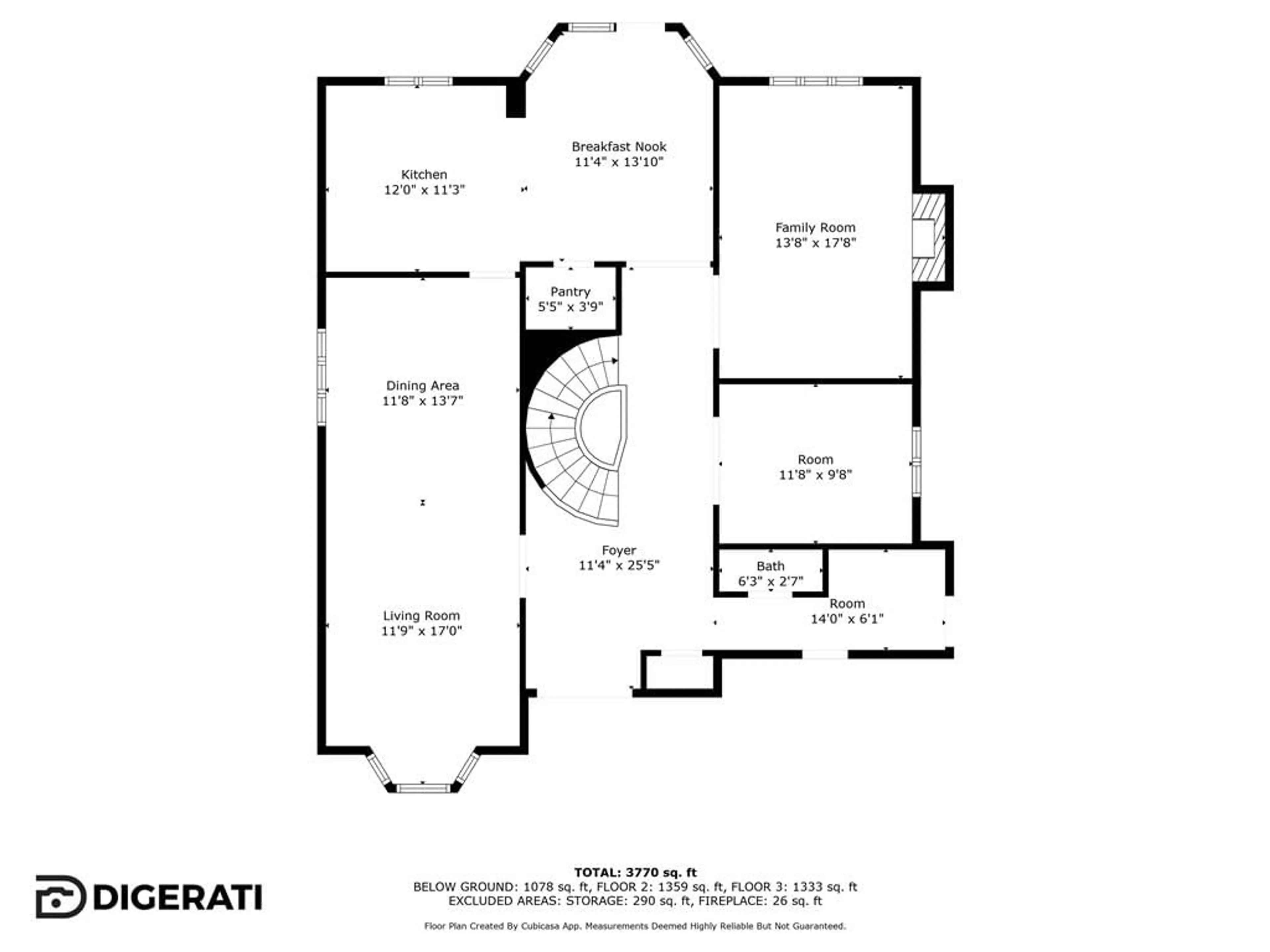 Floor plan for 43 Waterhouse Way, Richmond Hill Ontario L4C 9H5