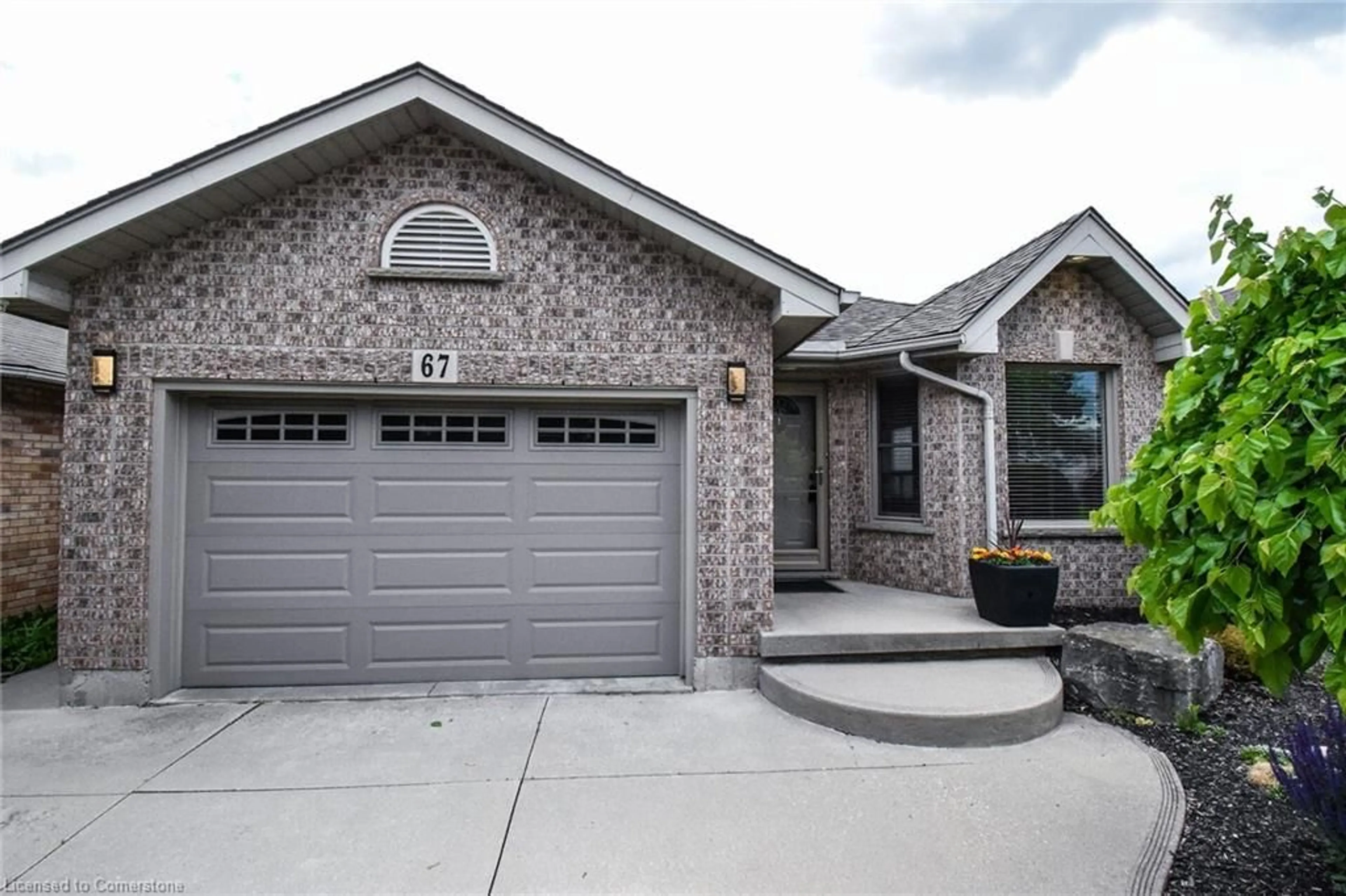 Home with brick exterior material, street for 67 Lawnhurst Dr, Hamilton Ontario L8V 4N9