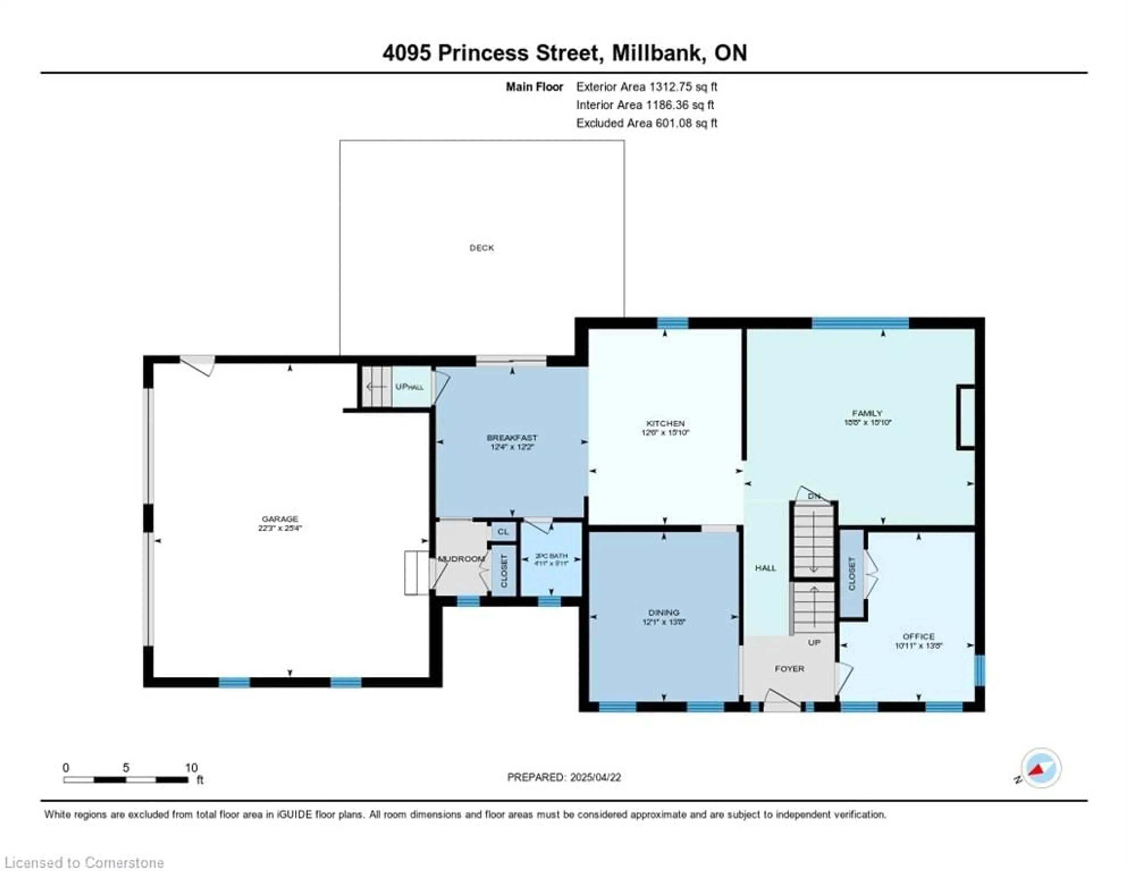 Floor plan for 4095 Princess St, Millbank Ontario N0K 1L0