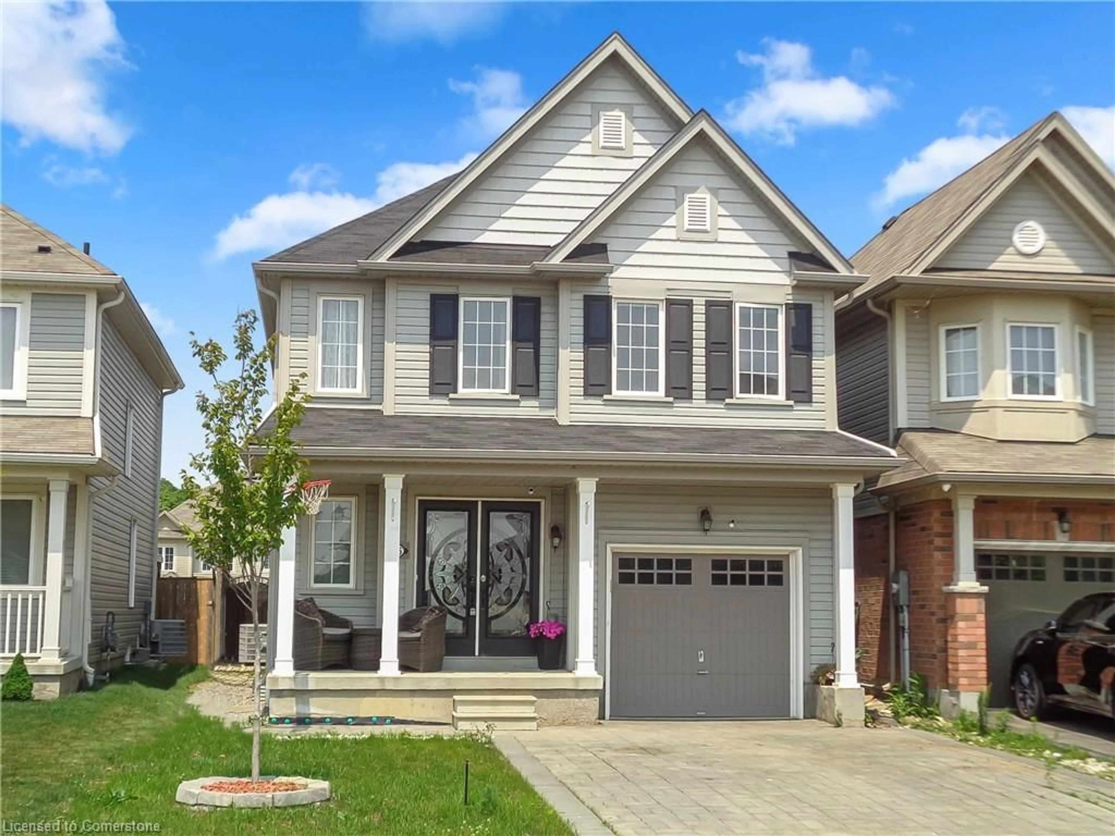Home with brick exterior material, street for 76 Mcallistar Dr, Binbrook Ontario L0R 1C0