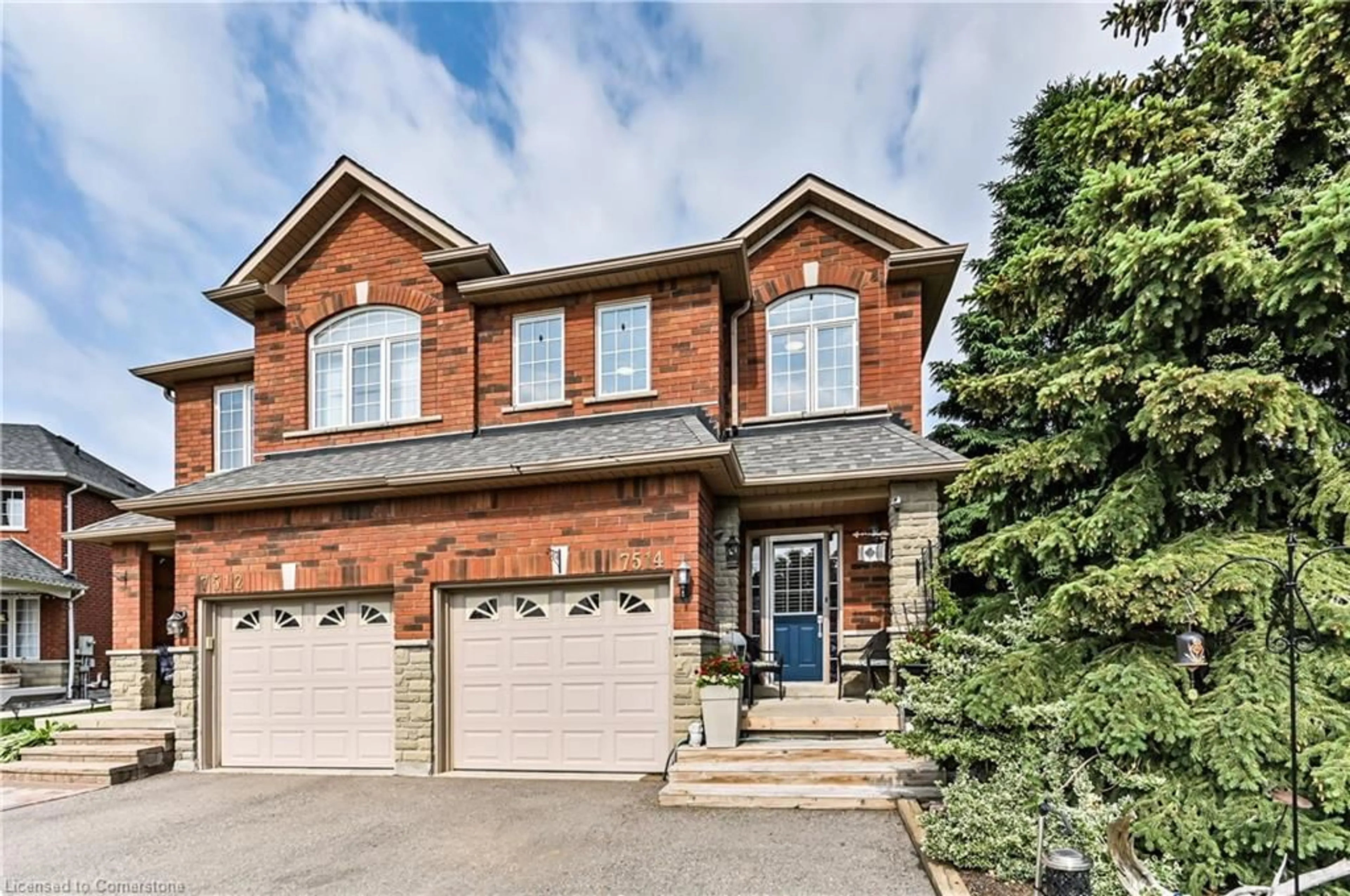 Home with brick exterior material, street for 7514 Black Walnut Trail, Mississauga Ontario L5N 8A9