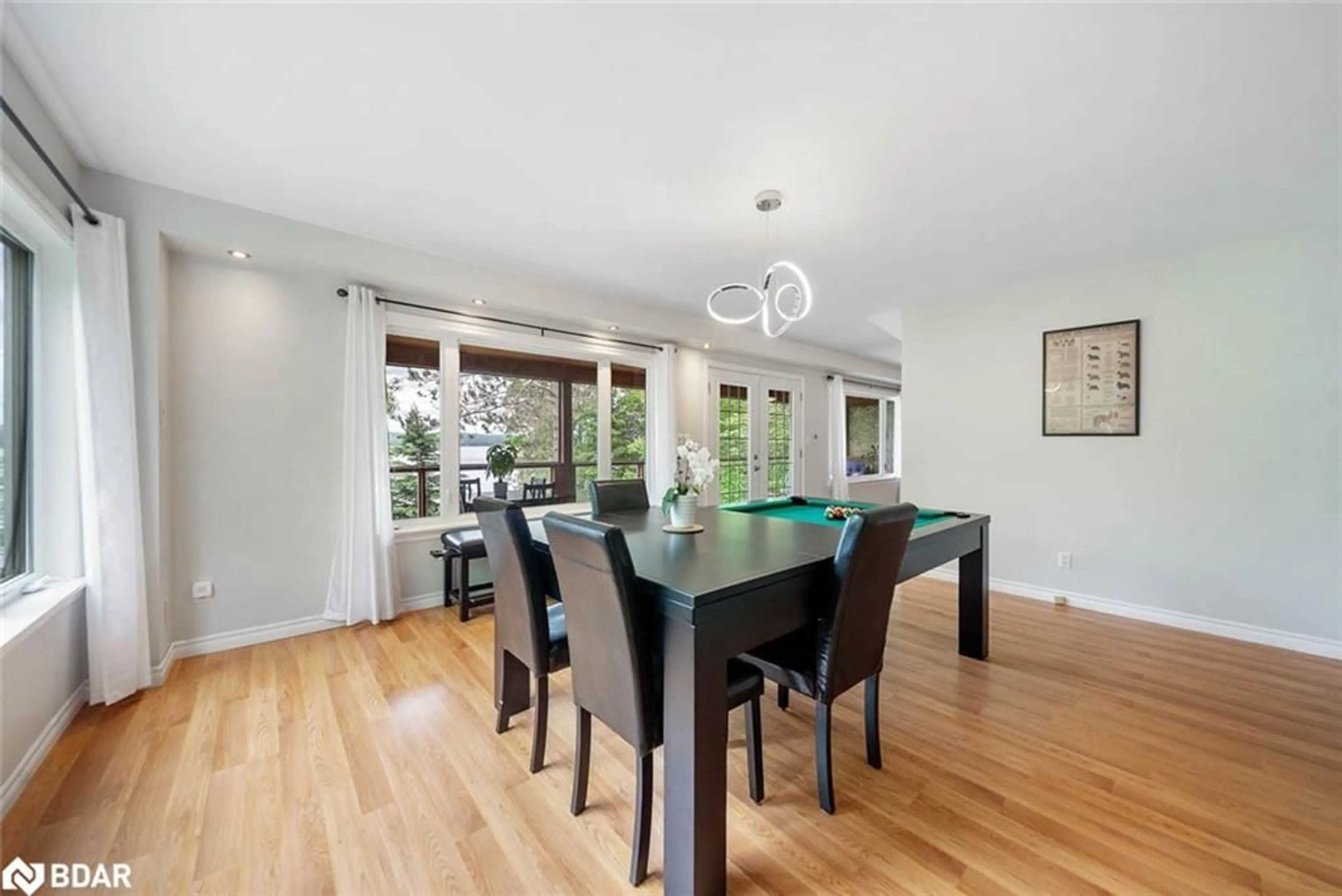 Dining room, wood/laminate floor for 1033 Harvest Moon Lane, Algonquin Highlands Ontario K0M 1S0