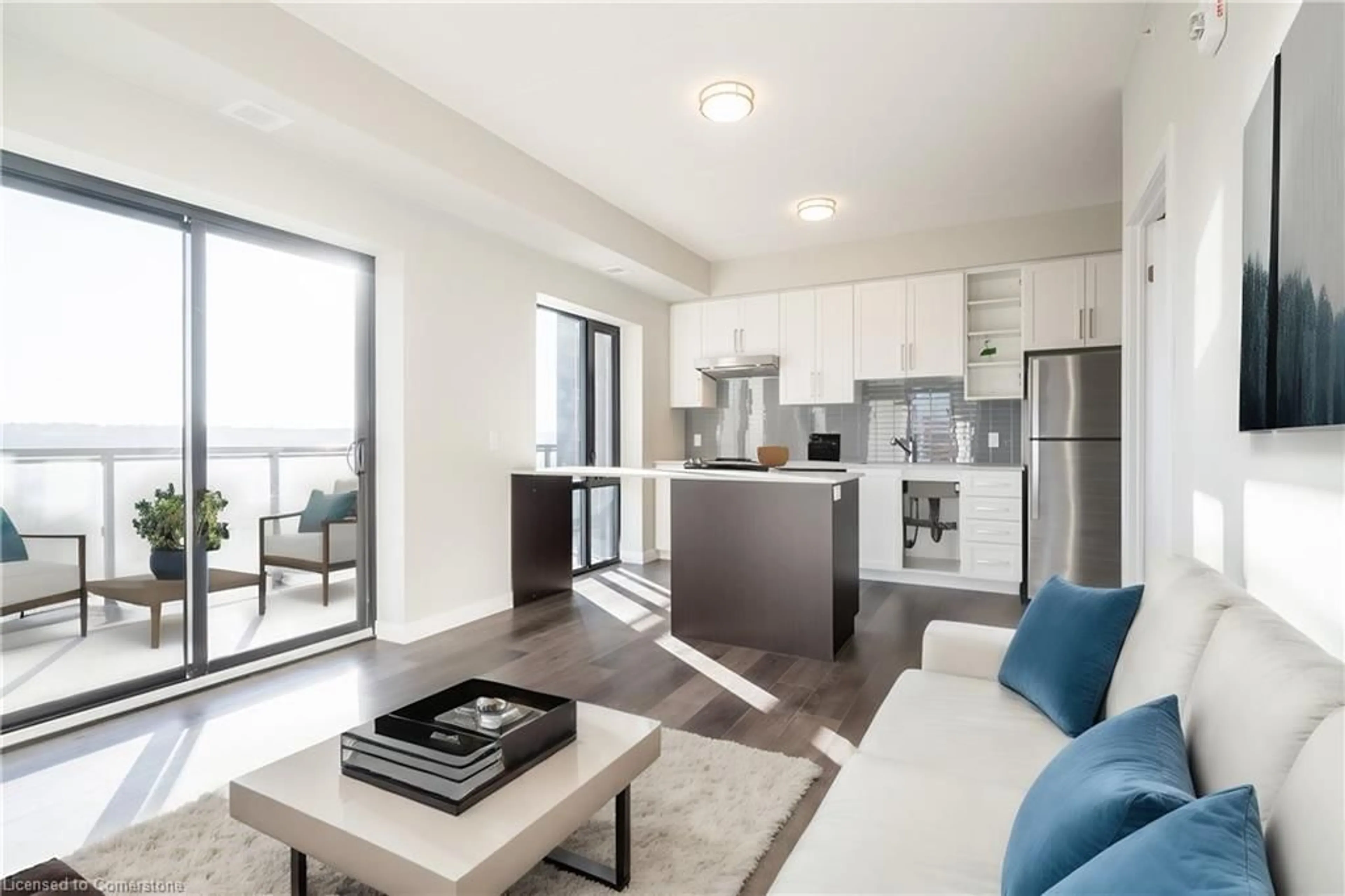 Open concept kitchen, unknown for 15 Queen St #2014, Hamilton Ontario L8P 0C6