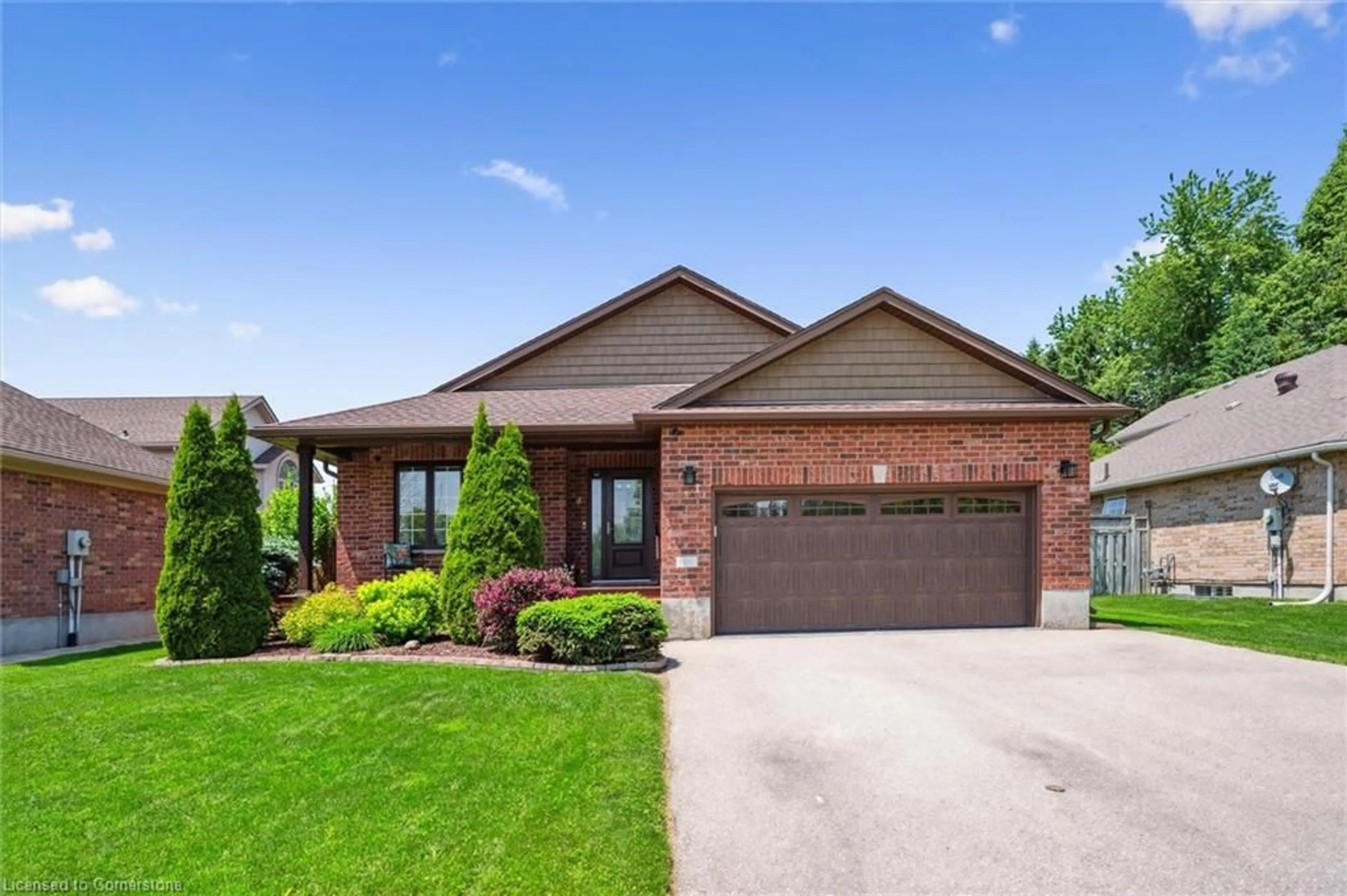 Home with brick exterior material, street for 4 Clarke St, Elora Ontario N0B 1S0