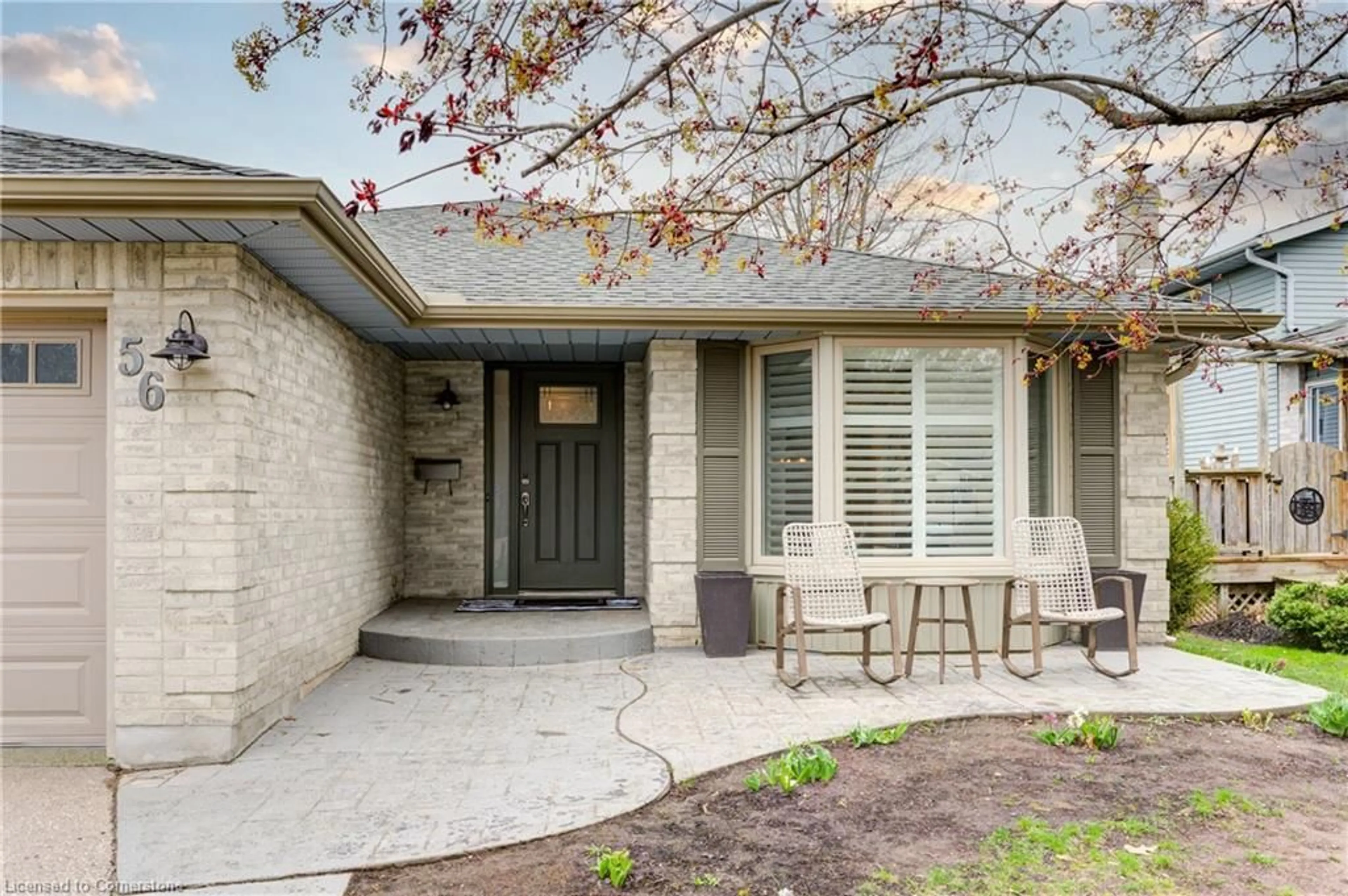 Home with brick exterior material, street for 56 Kilkerran Cres, Kitchener Ontario N2R 1B9