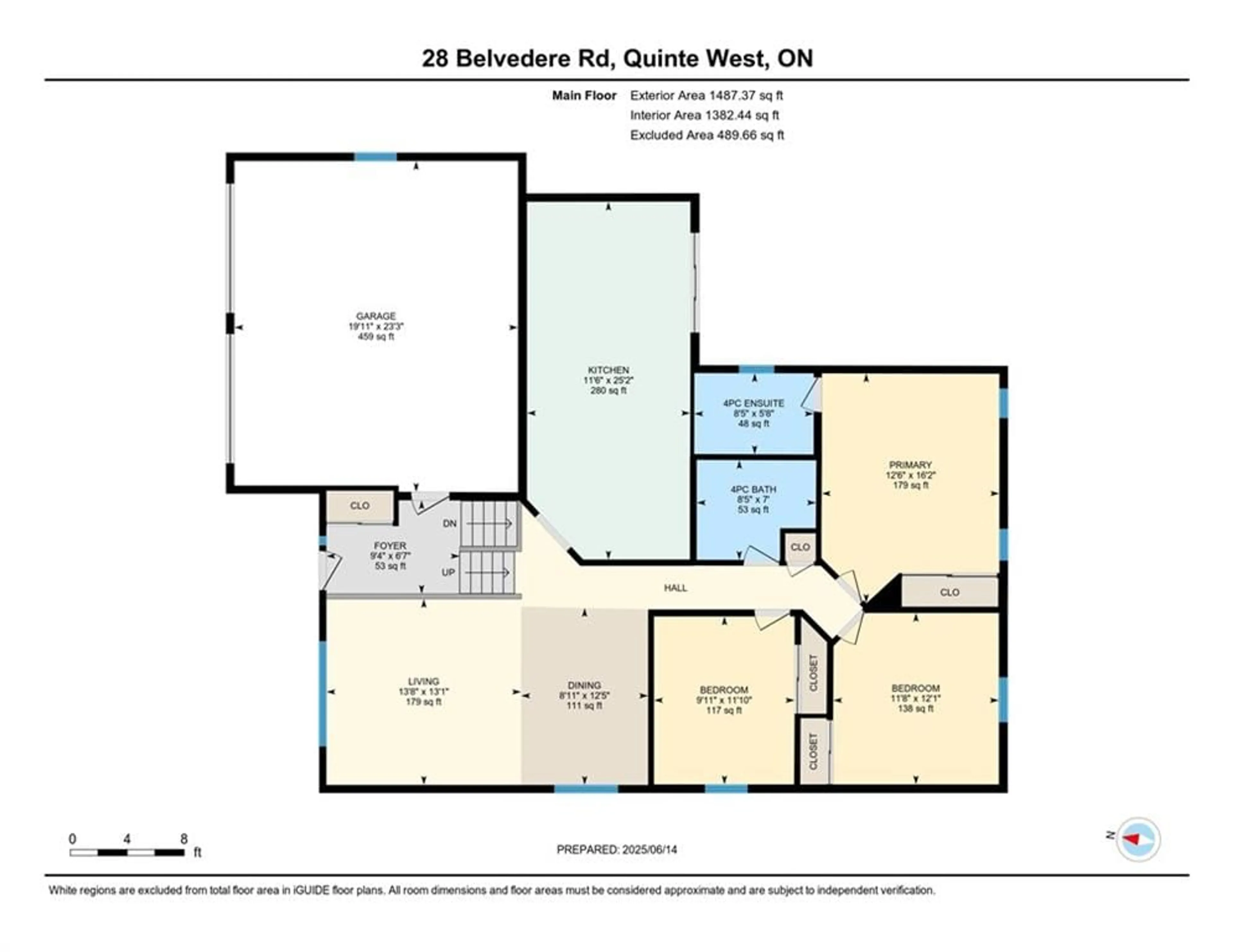 Floor plan for 28 Belvedere Rd, Trenton Ontario K8V 4B1