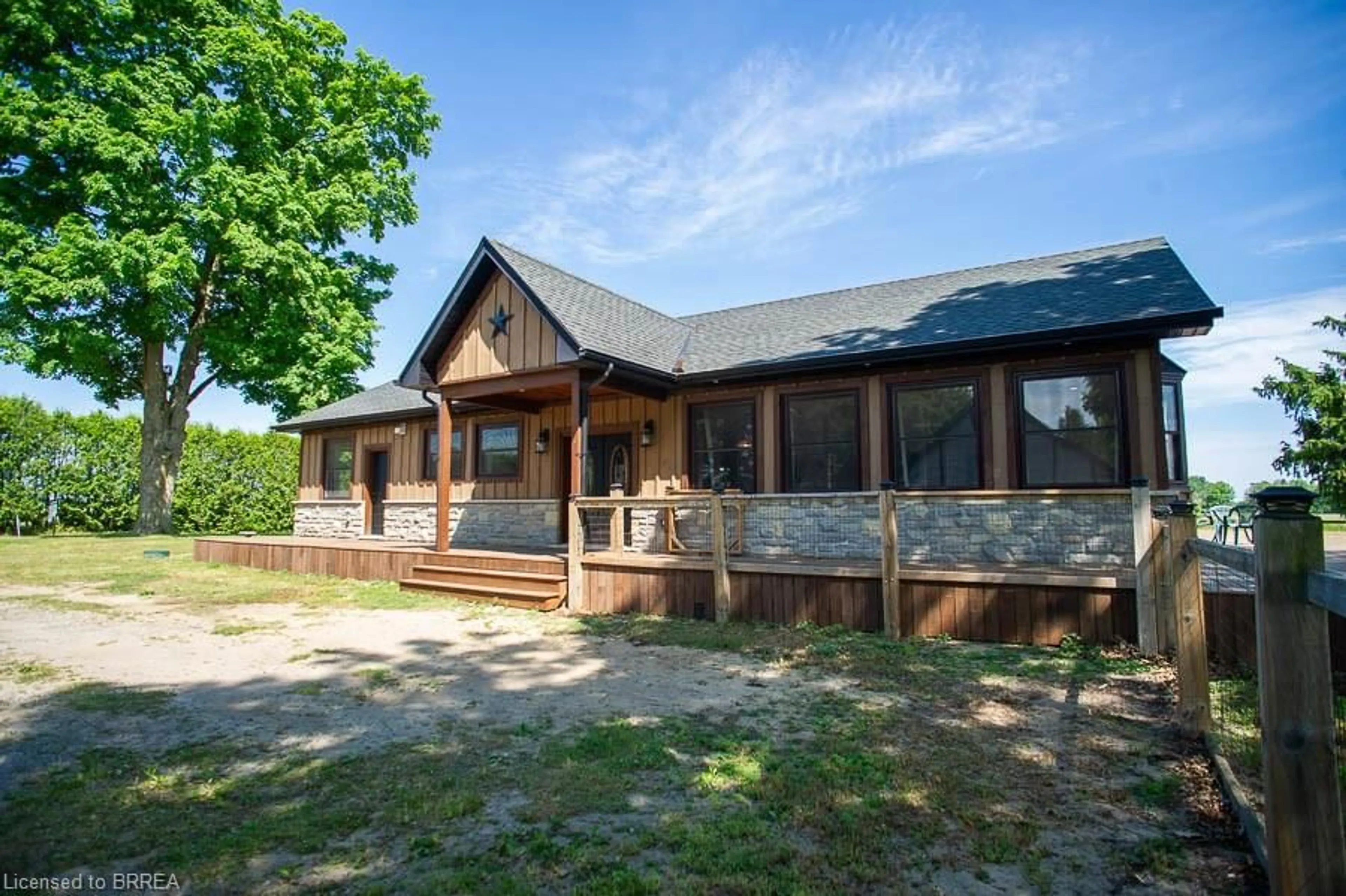 A pic from outside/outdoor area/front of a property/back of a property/a pic from drone, building for 2664 Windham West Quarter Line Rd, Delhi Ontario N4B 2W5