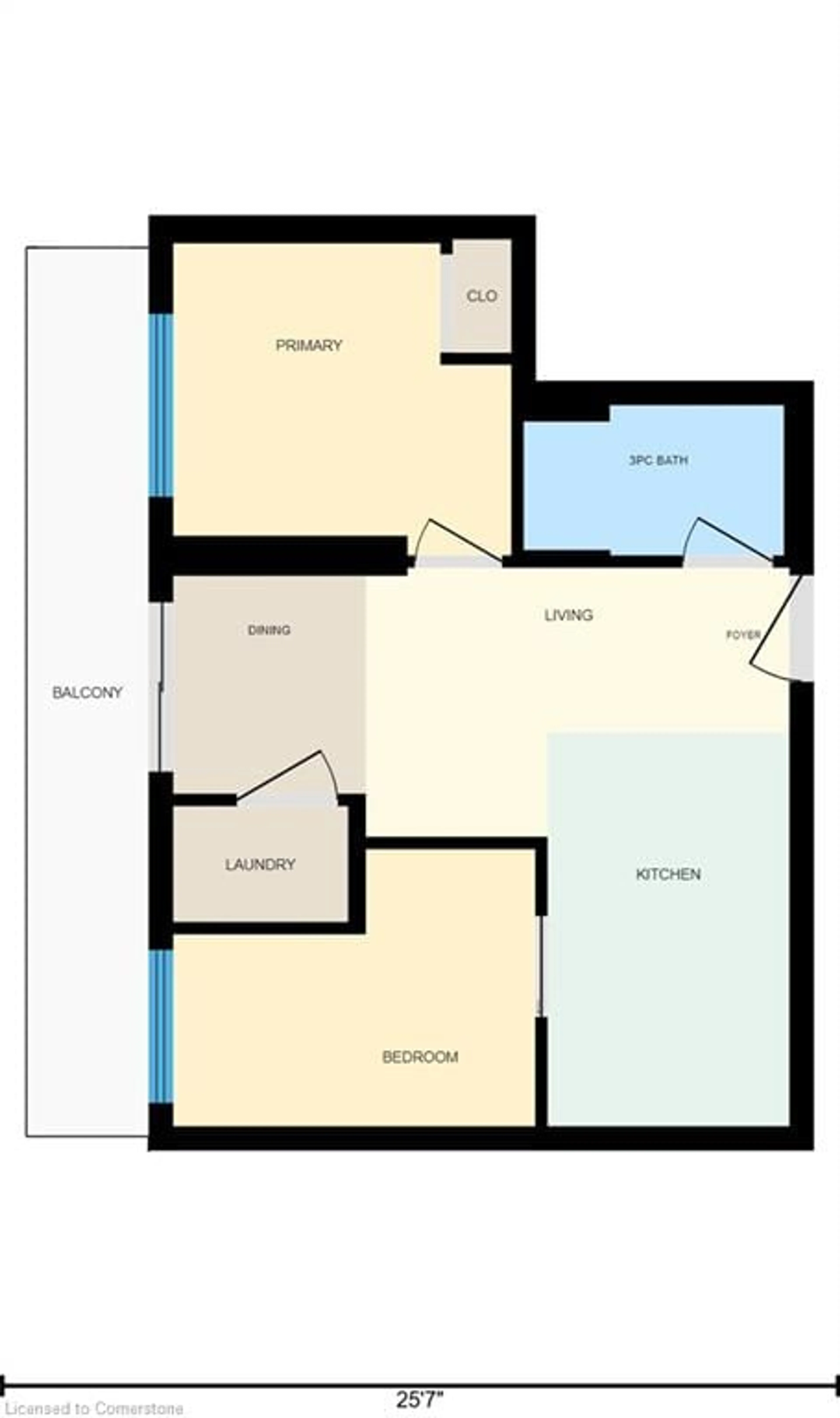 Floor plan for 258A Sunview St #137, Waterloo Ontario N2L 0H7