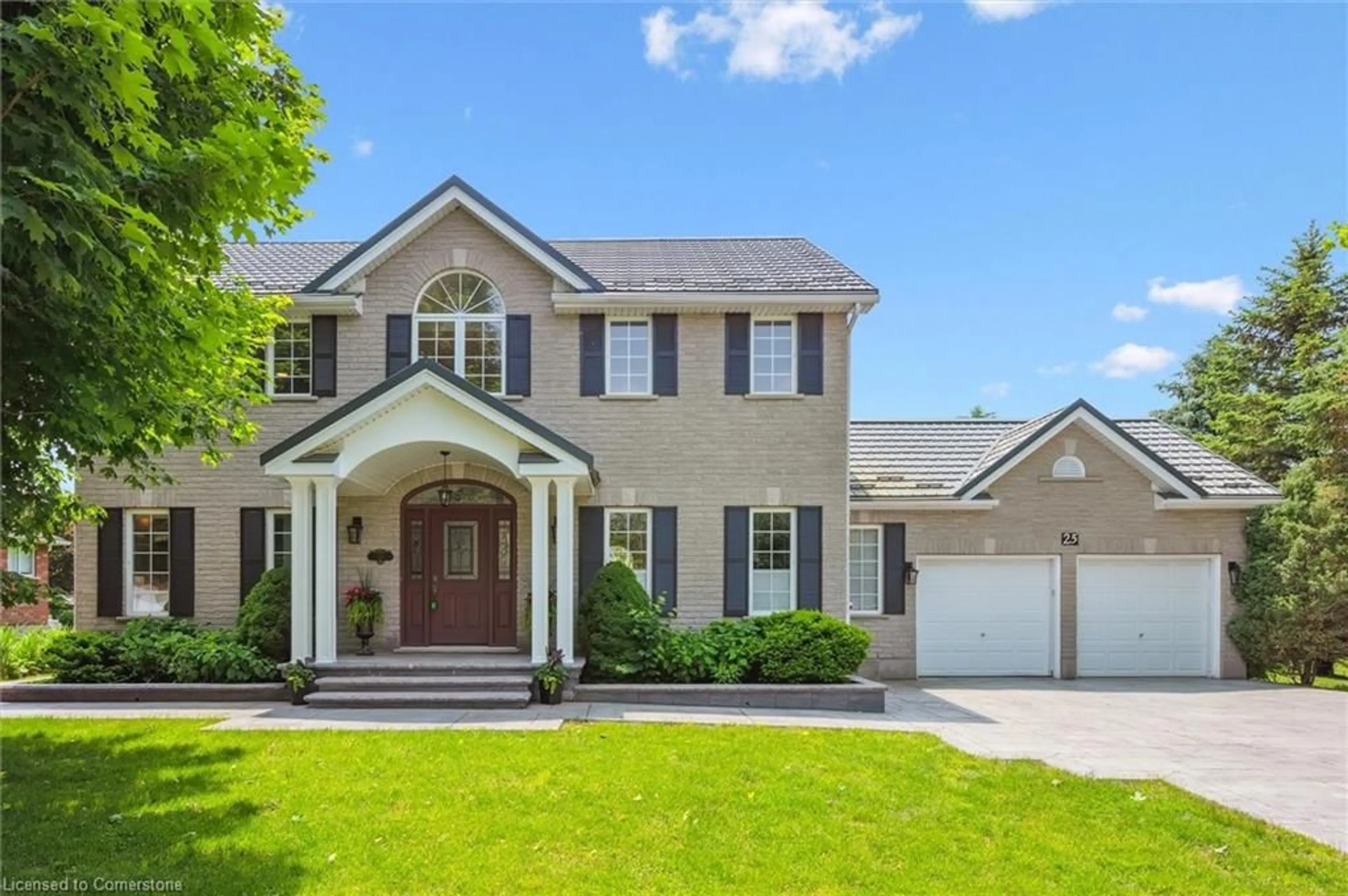 Home with vinyl exterior material, street for 25 Jason Dr, Guelph Ontario N1E 0N3