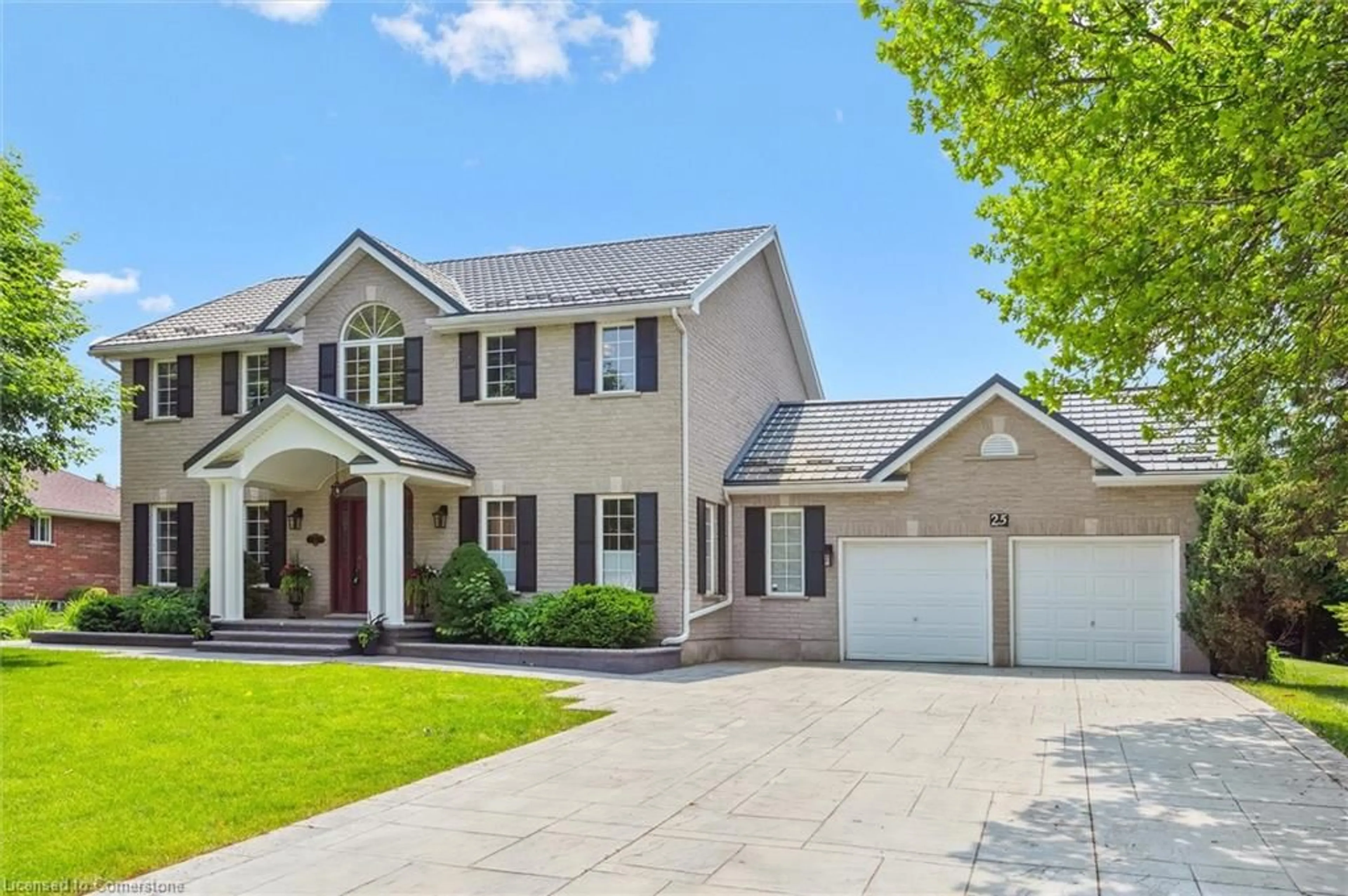 Home with vinyl exterior material, street for 25 Jason Dr, Guelph Ontario N1E 0N3