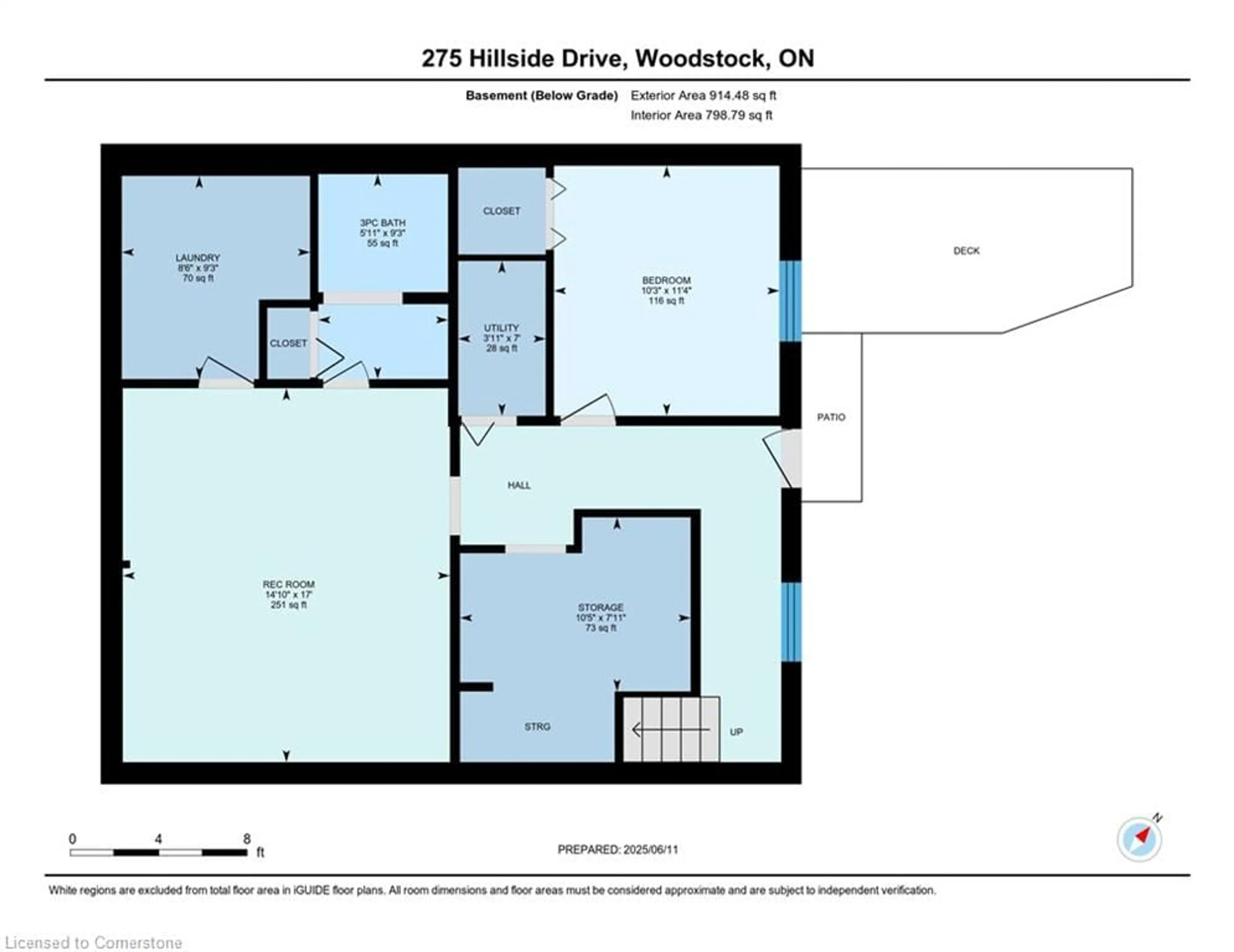 Floor plan for 275 Hillside Dr, Woodstock Ontario N4S 2T9