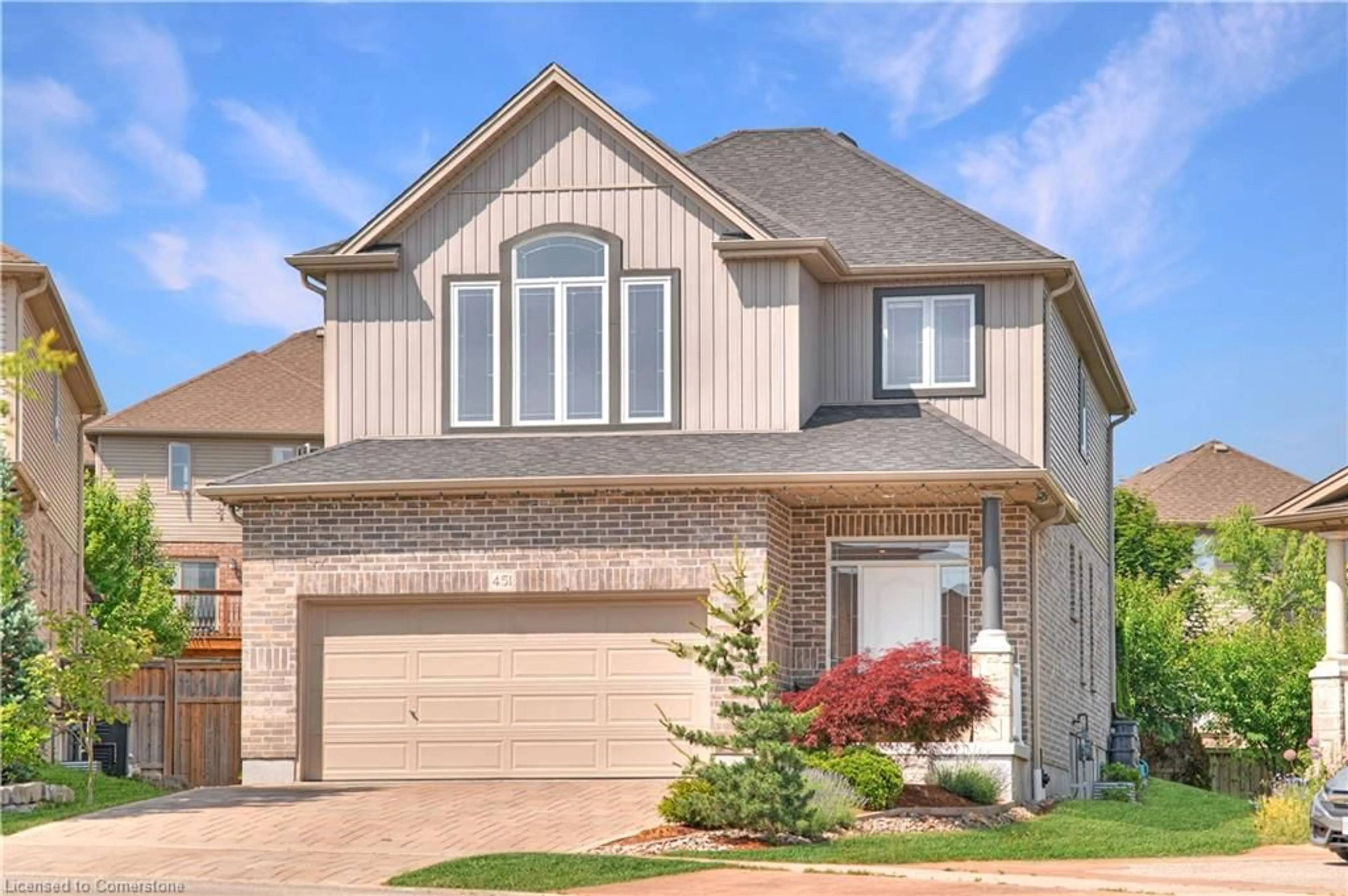 Home with brick exterior material, street for 451 Twinleaf St, Waterloo Ontario N2V 0B7
