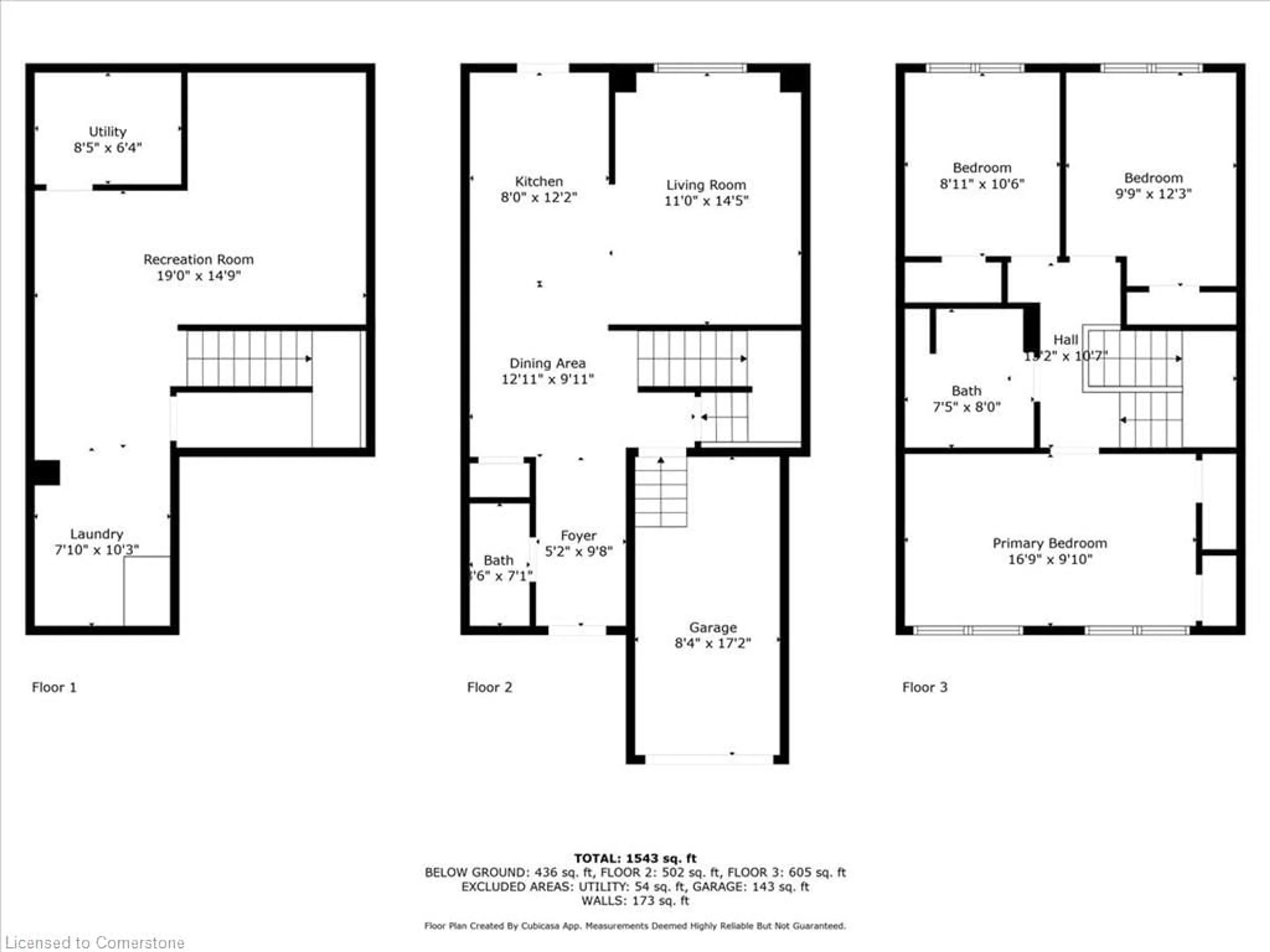 Floor plan for 4 Ruthven Cres, Alliston Ontario L9R 0A7