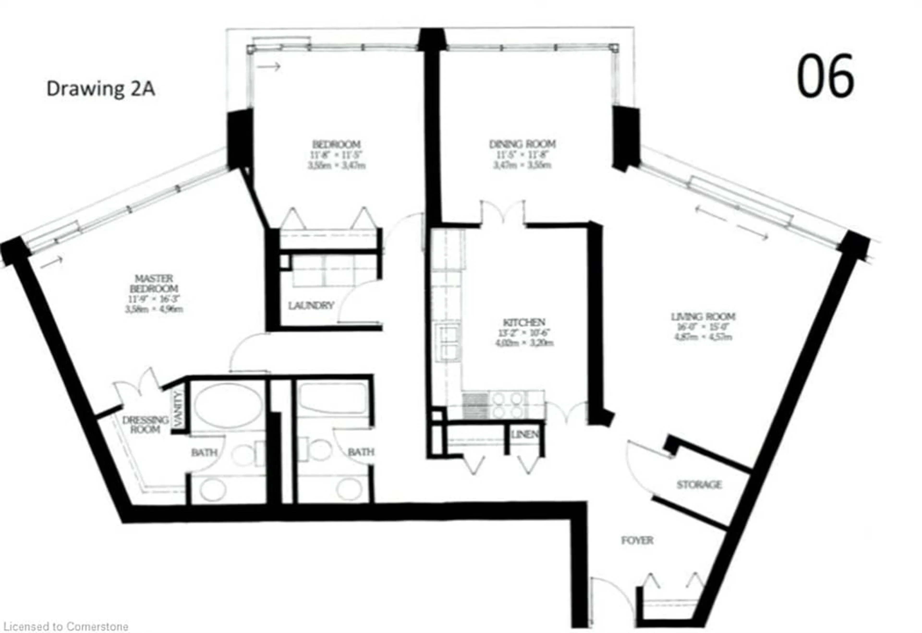 Floor plan for 65 Harbour Sq #906, Toronto Ontario M5J 2L4