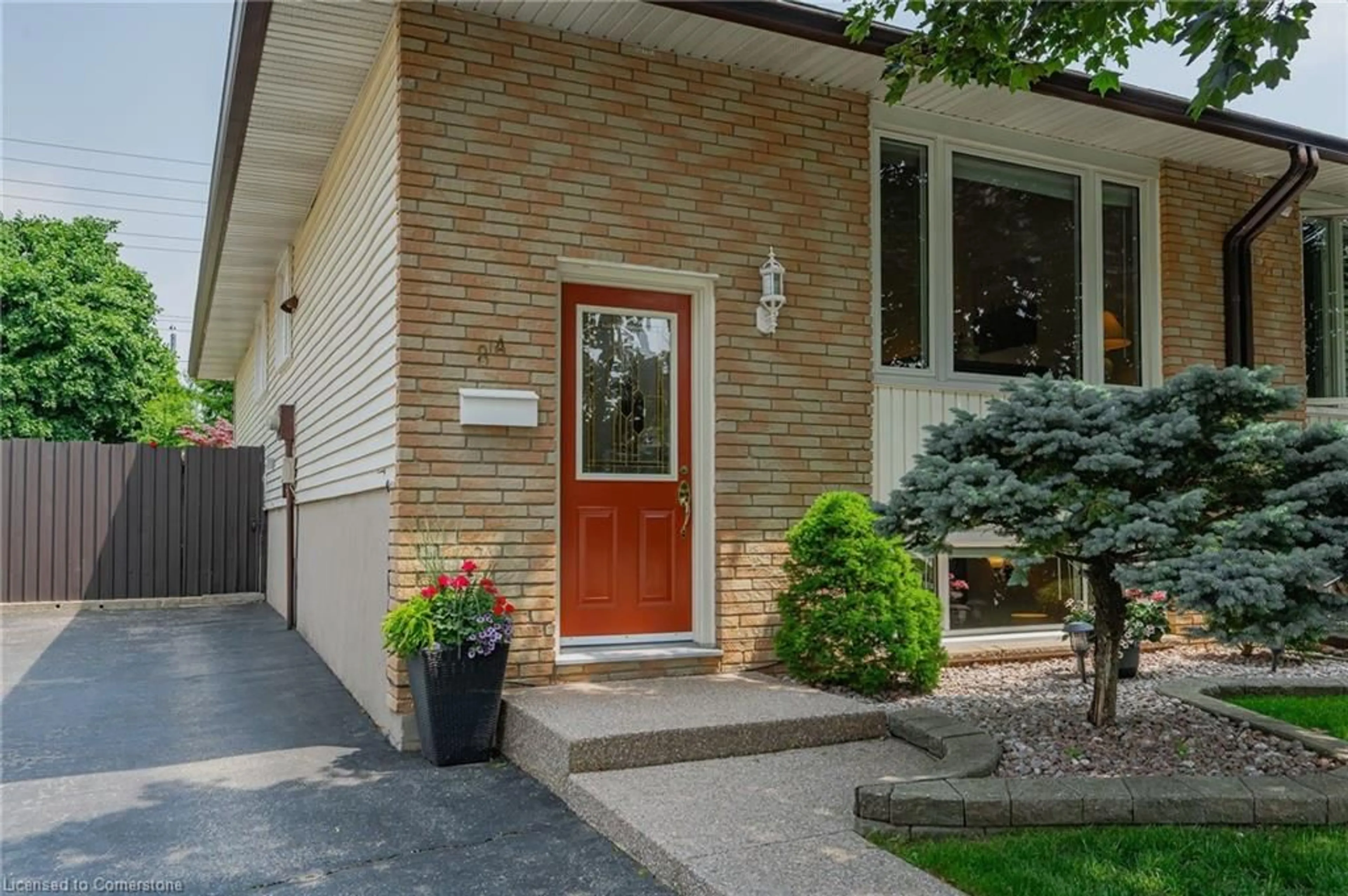 Home with brick exterior material, street for 84 Bakersfield Dr, Cambridge Ontario N1R 6X6