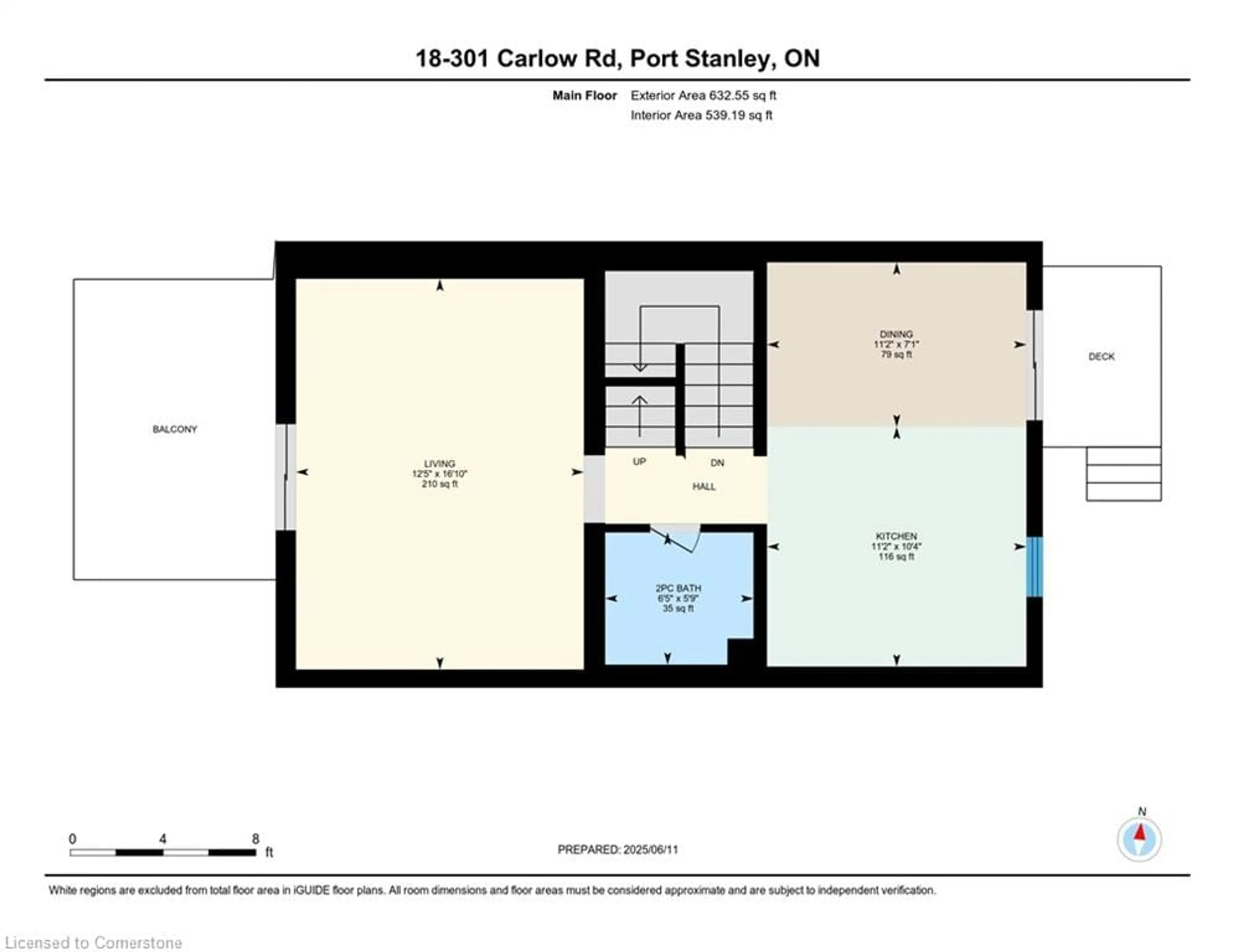 Floor plan for 301 Carlow Rd #18, Port Stanley Ontario N5L 1B7