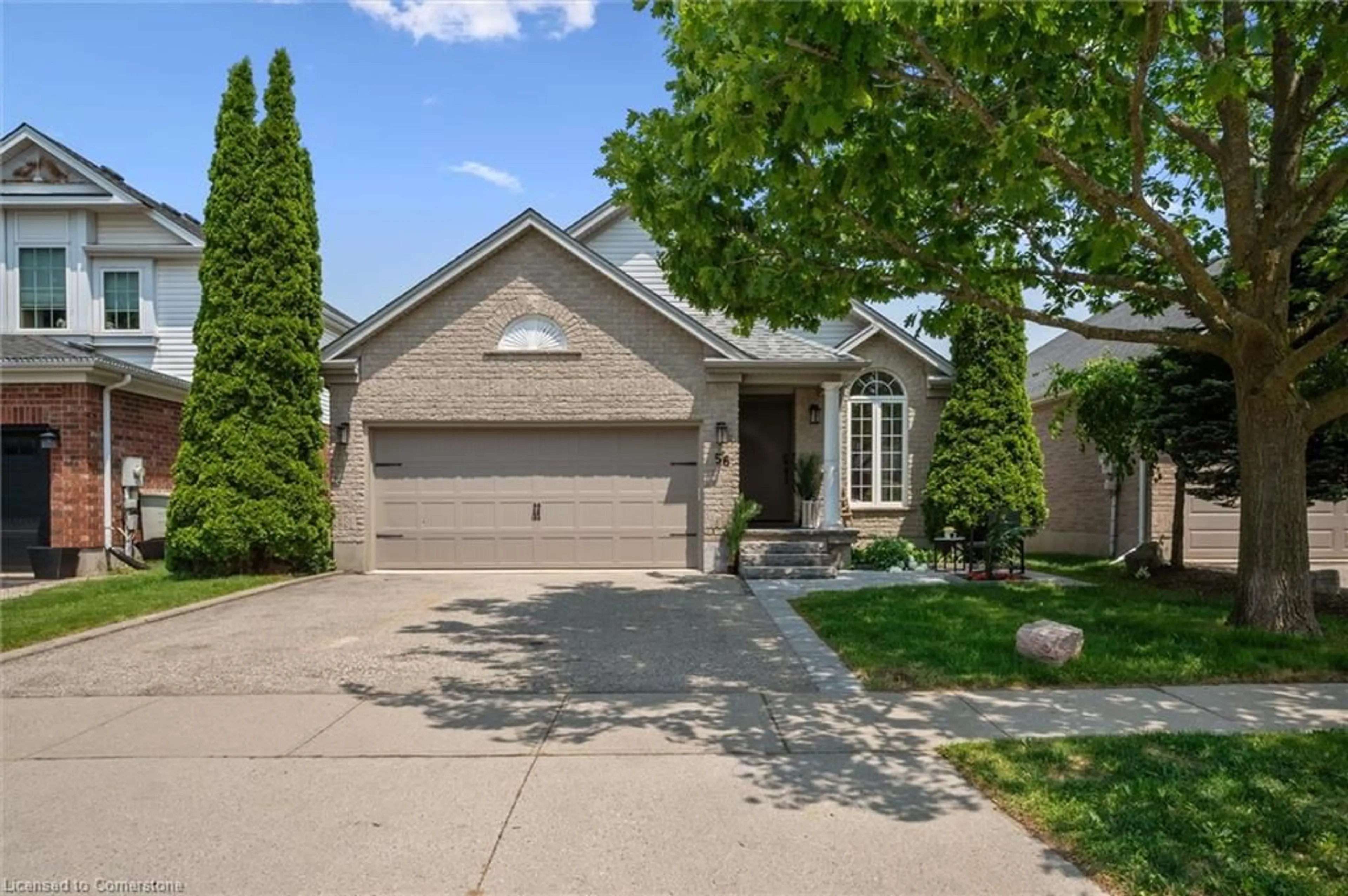 Home with brick exterior material, street for 56 Sweeney Cres, Cambridge Ontario N3C 4J1