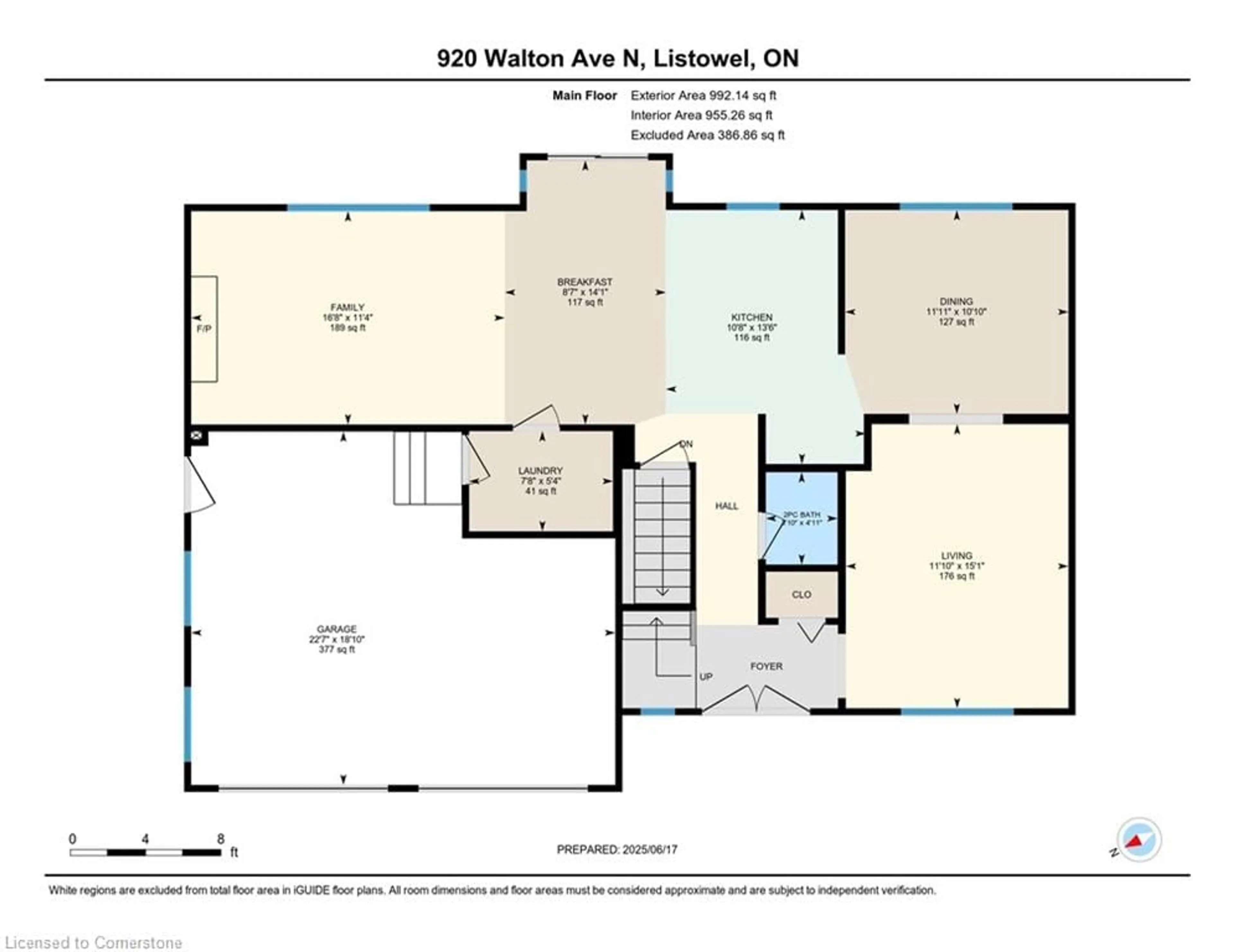 Floor plan for 920 Walton Ave, Listowel Ontario N4W 3R9