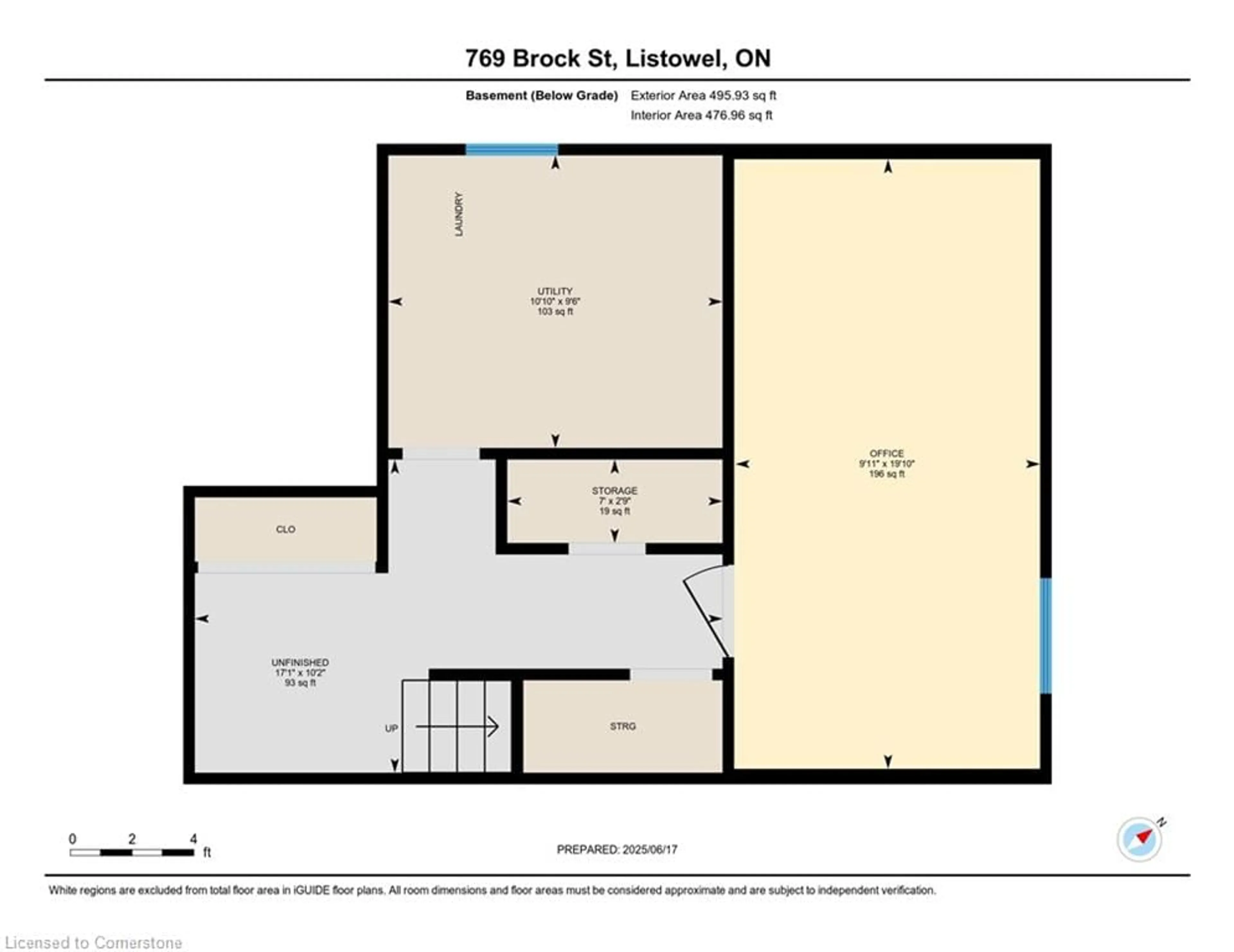 Floor plan for 769 Brock St, Listowel Ontario N4W 3T4