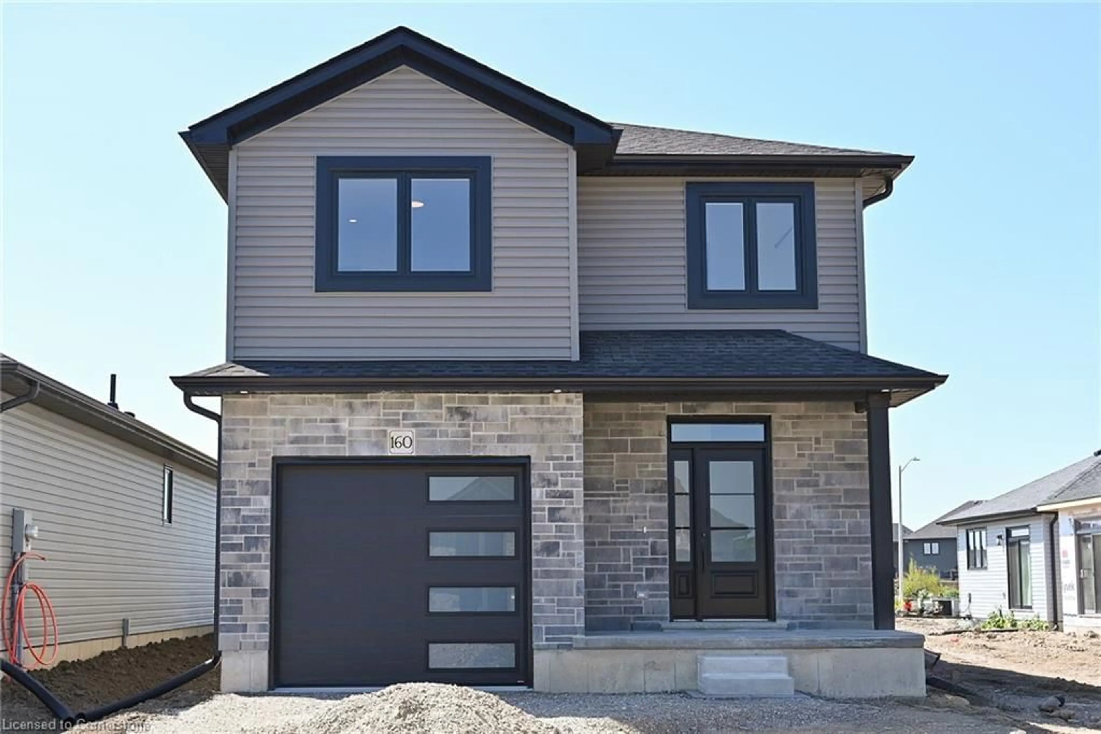 Home with brick exterior material, street for 160 Craddock Blvd, Jarvis Ontario N0A 1J0