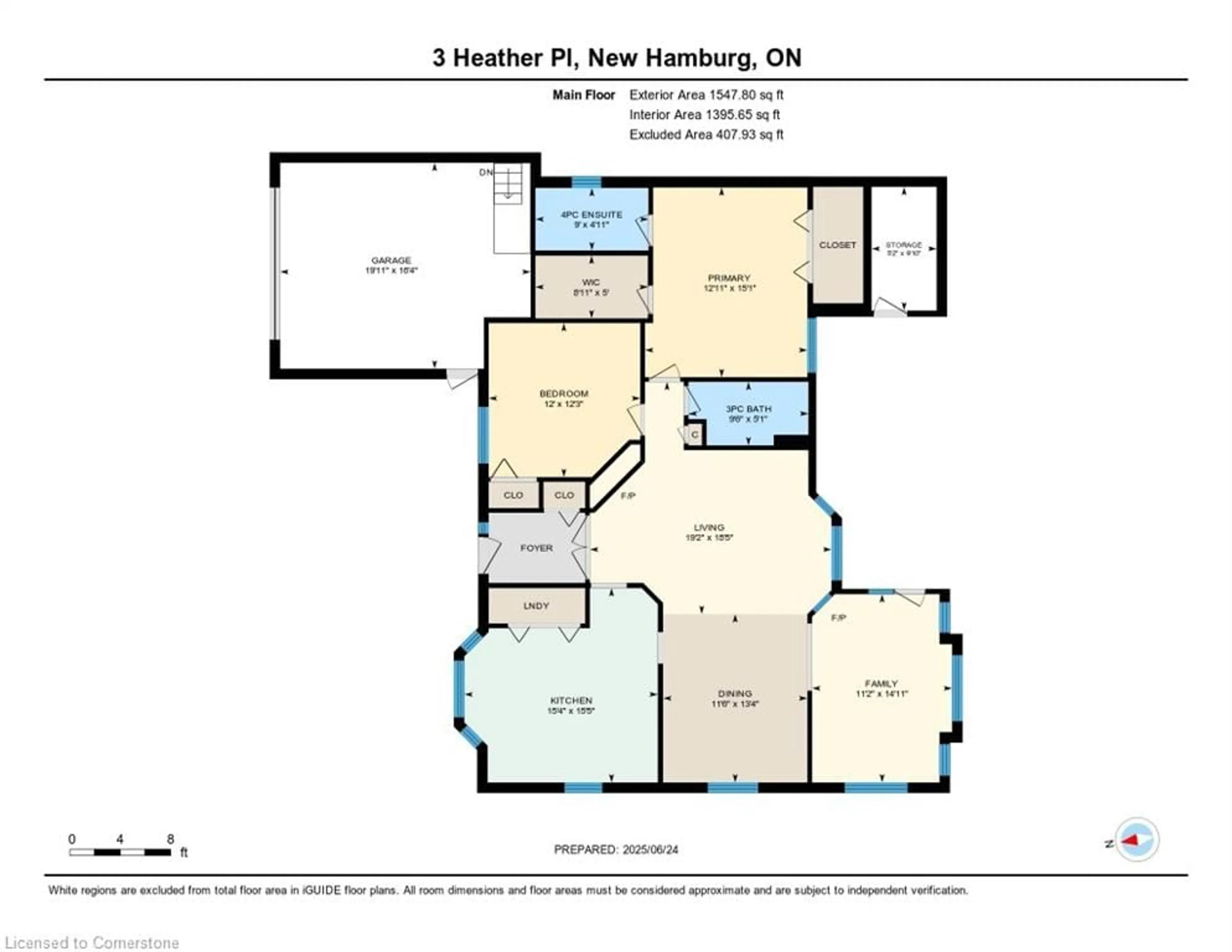 Floor plan for 3 Heather Pl, New Hamburg Ontario N3A 2G5