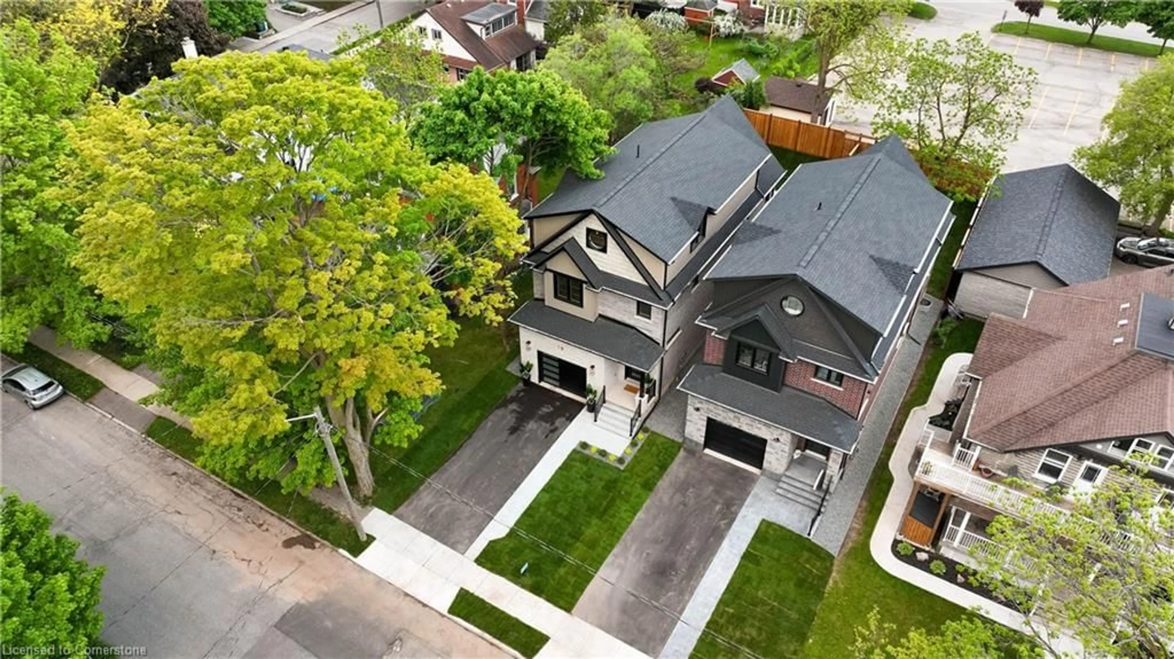 A pic from outside/outdoor area/front of a property/back of a property/a pic from drone, street for 19 Avondale Ave, Waterloo Ontario N2L 2B5