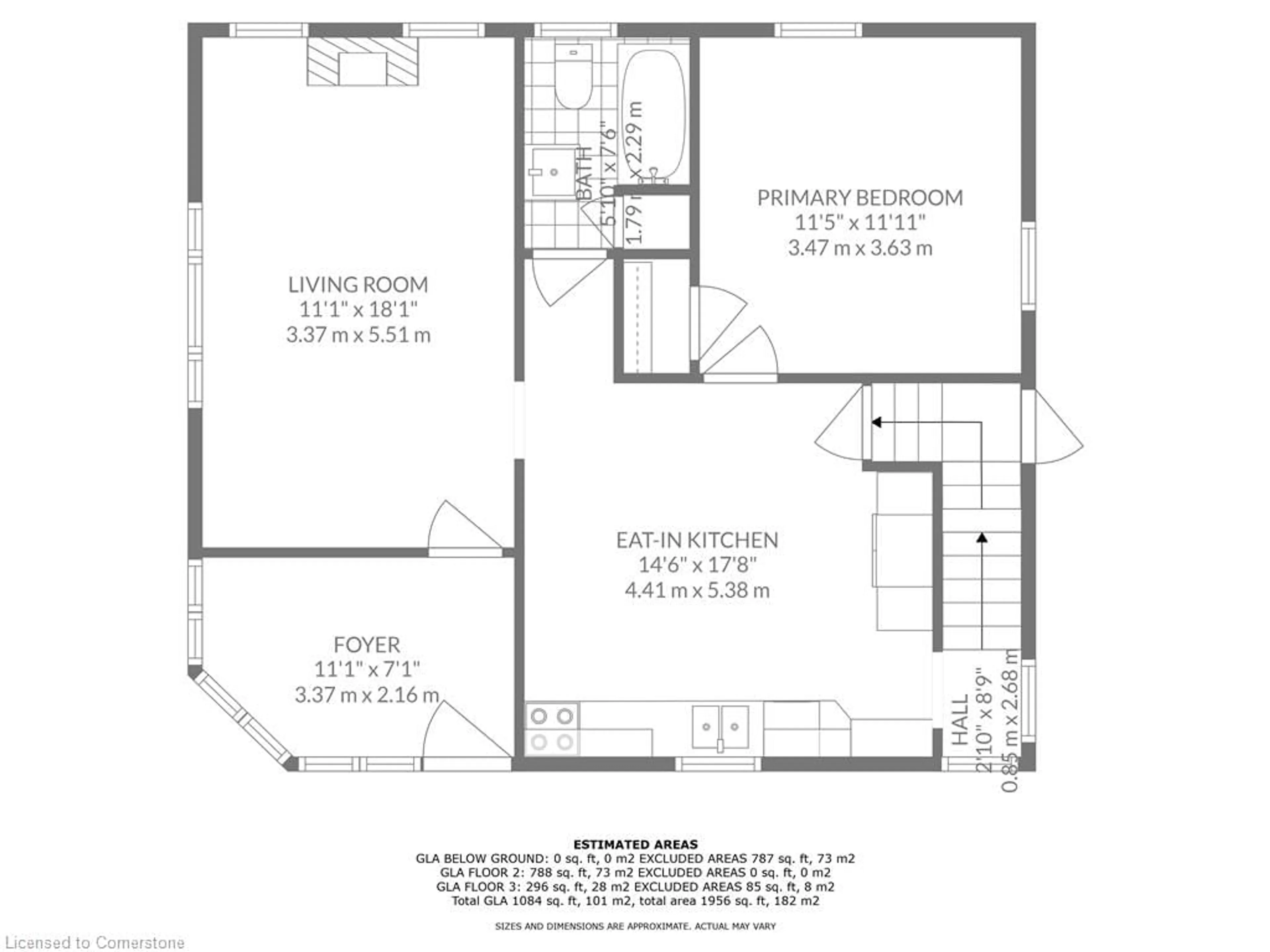 Floor plan for 81 Church St, Delhi Ontario N4B 1T5