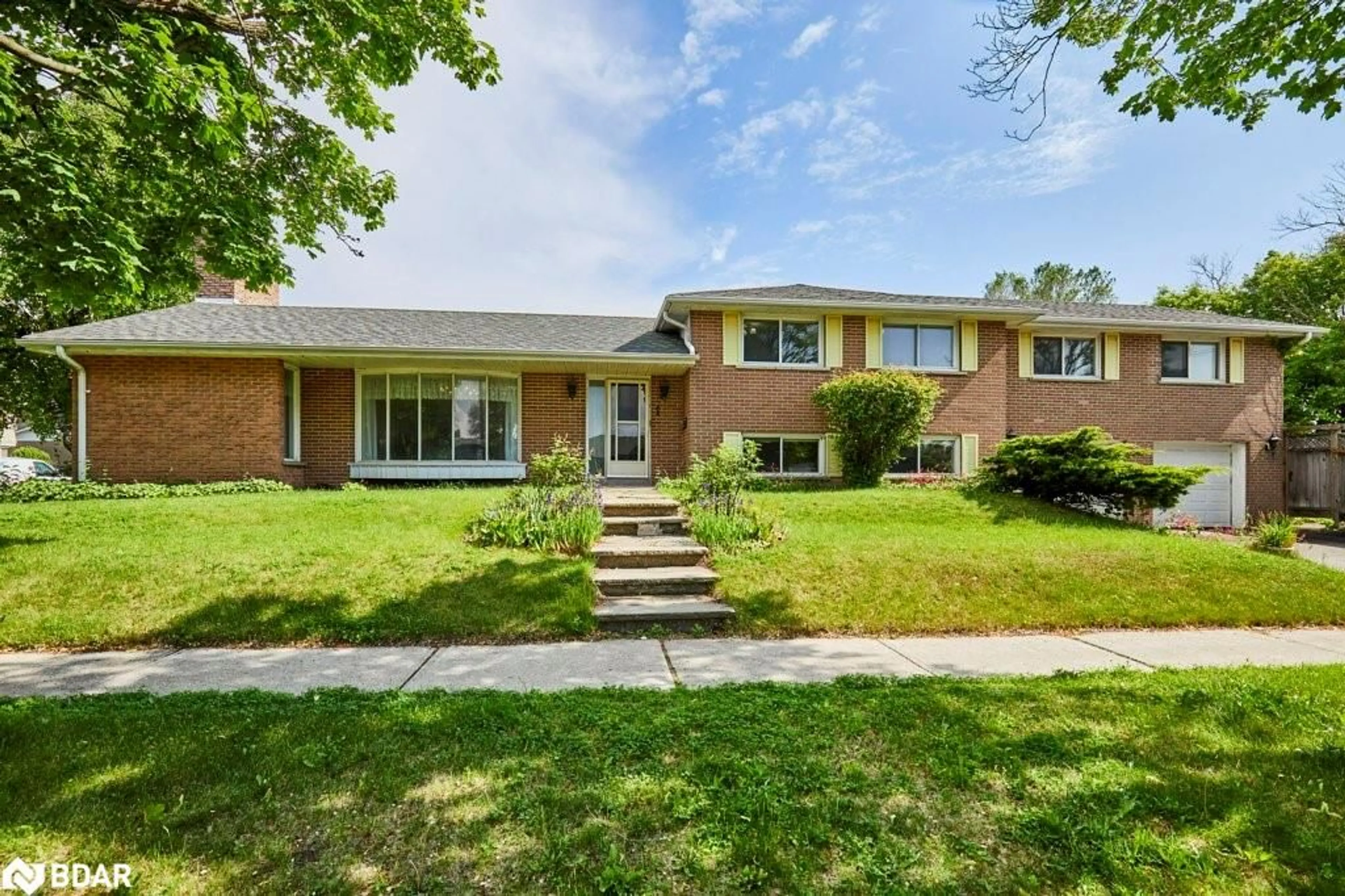 Home with brick exterior material, street for 1 Goodland Gate, Scarborough Ontario M1S 1V4