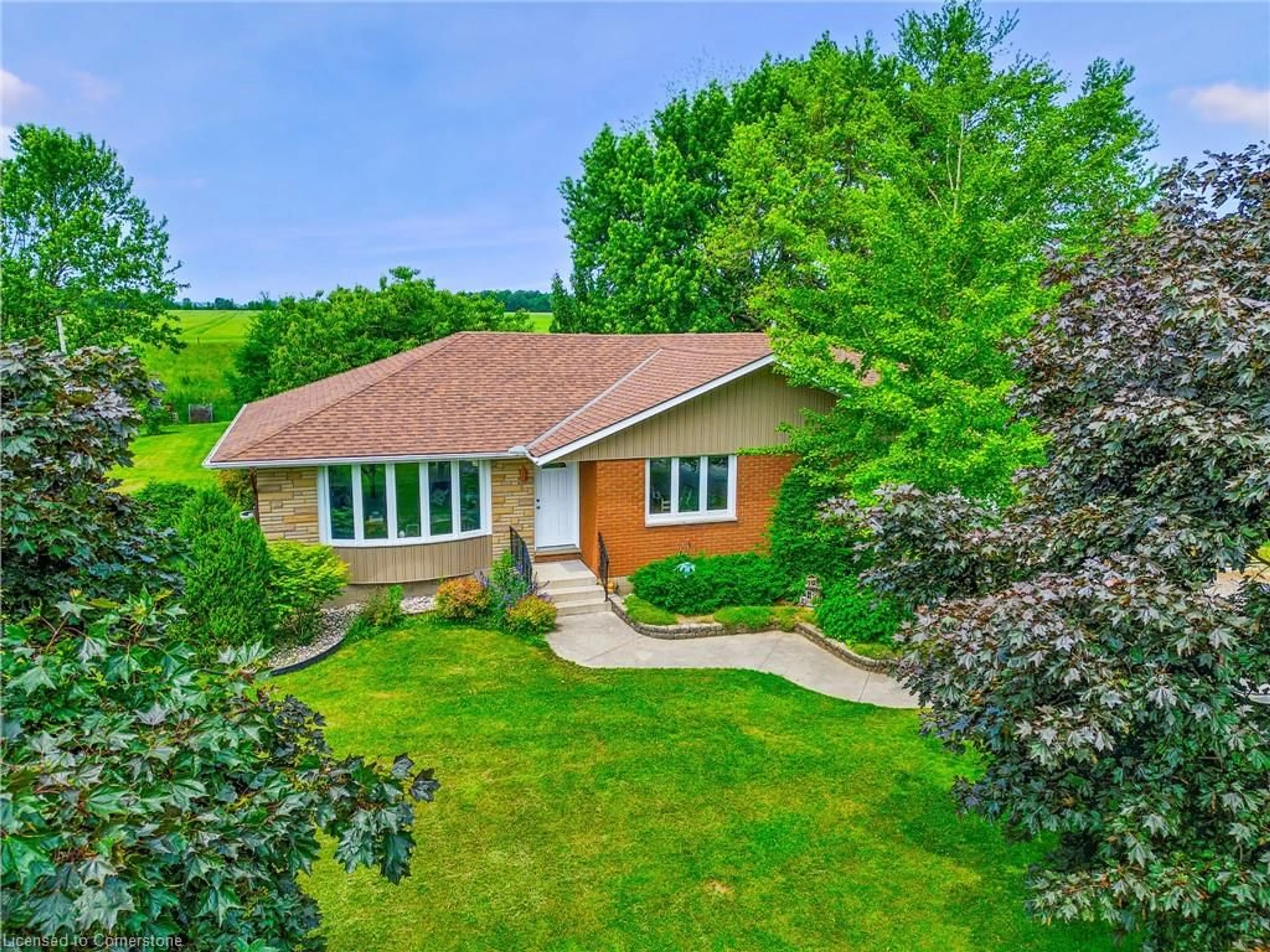 A pic from outside/outdoor area/front of a property/back of a property/a pic from drone, unknown for 2535 Highway 3, Jarvis Ontario N0A 1J0