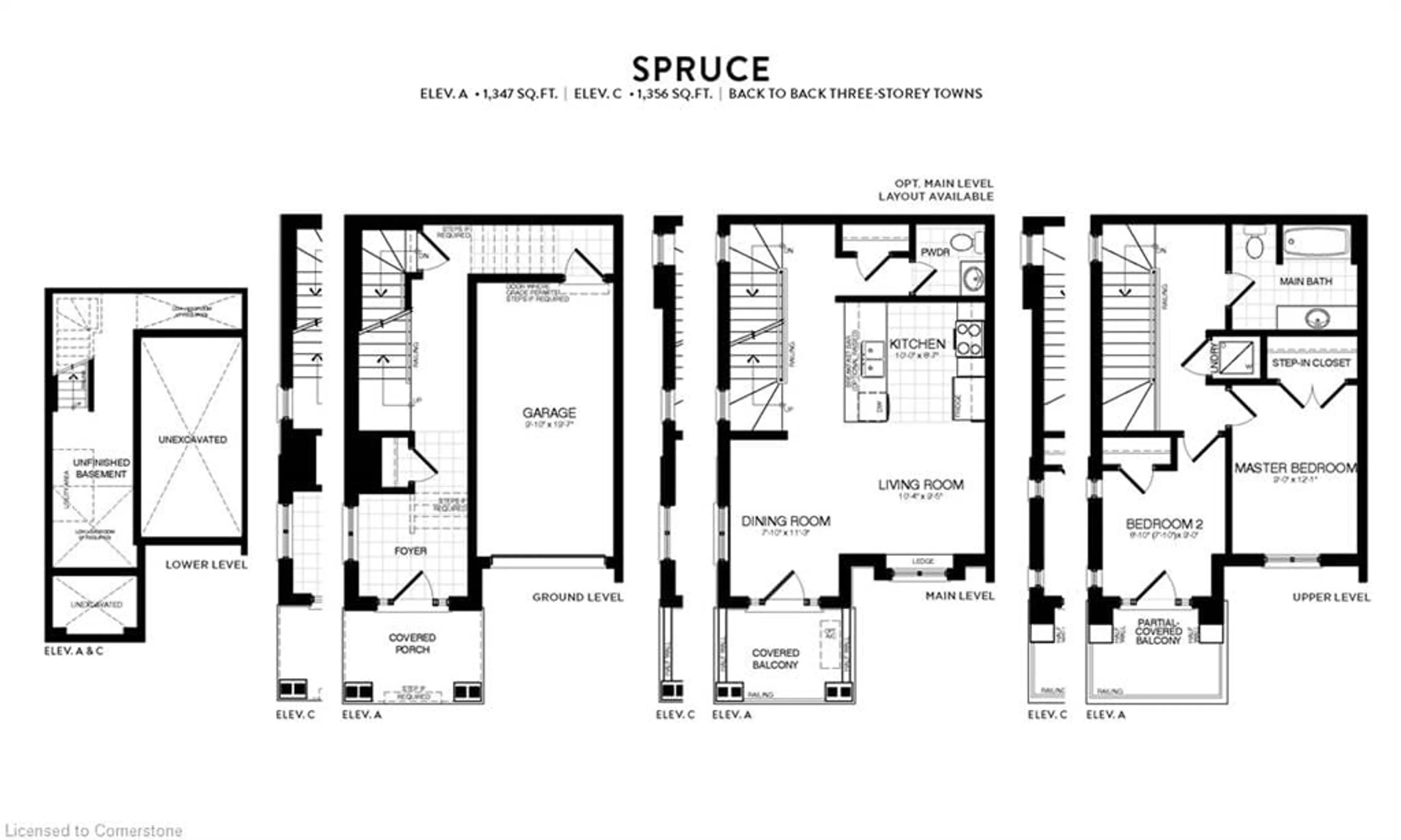 Floor plan for 305 Garner Rd #13, Ancaster Ontario L9G 5E6