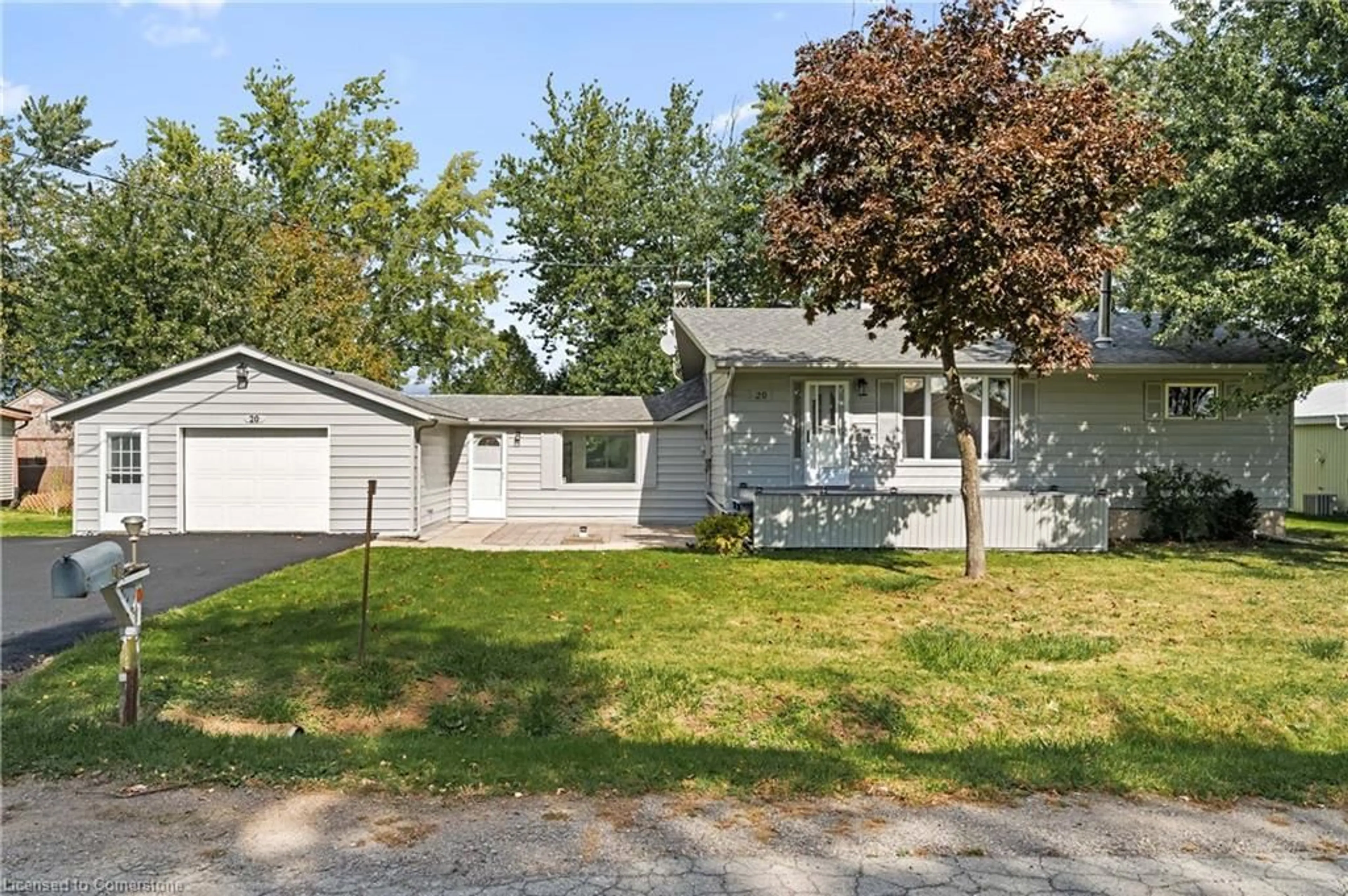 Home with vinyl exterior material, street for 20 Villella Rd, Lowbanks Ontario N0A 1K0