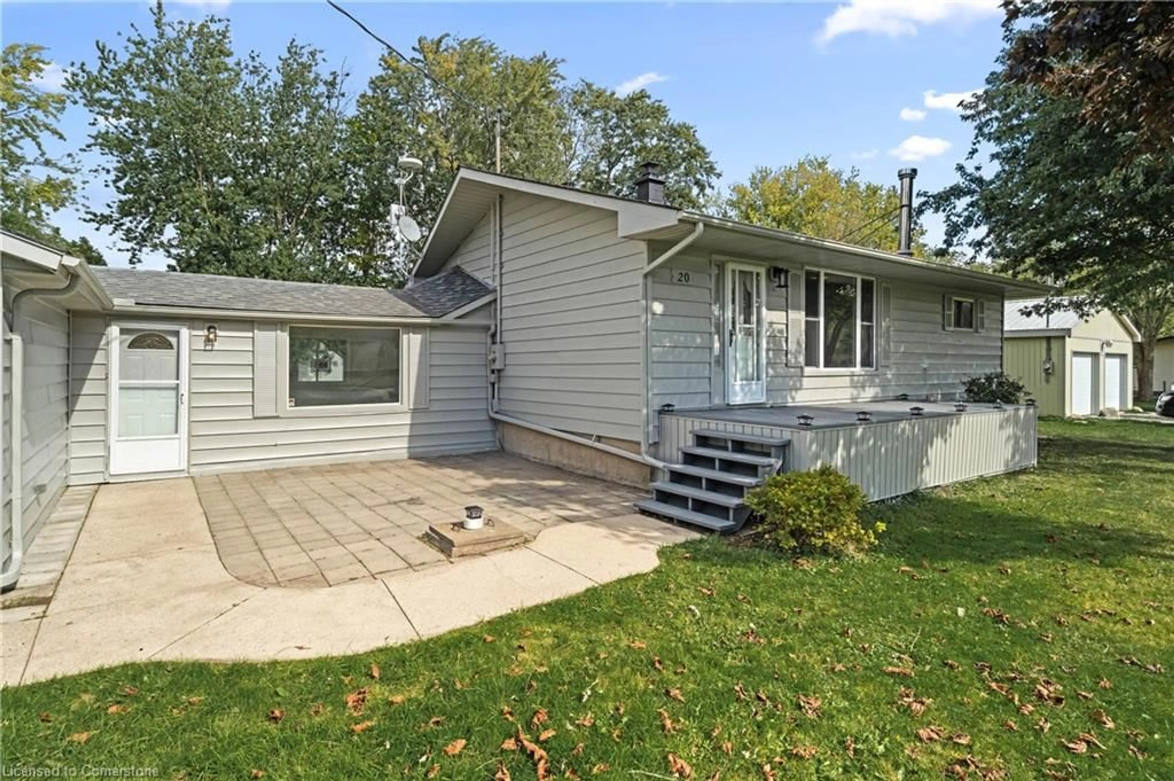 Home with vinyl exterior material, street for 20 Villella Rd, Lowbanks Ontario N0A 1K0