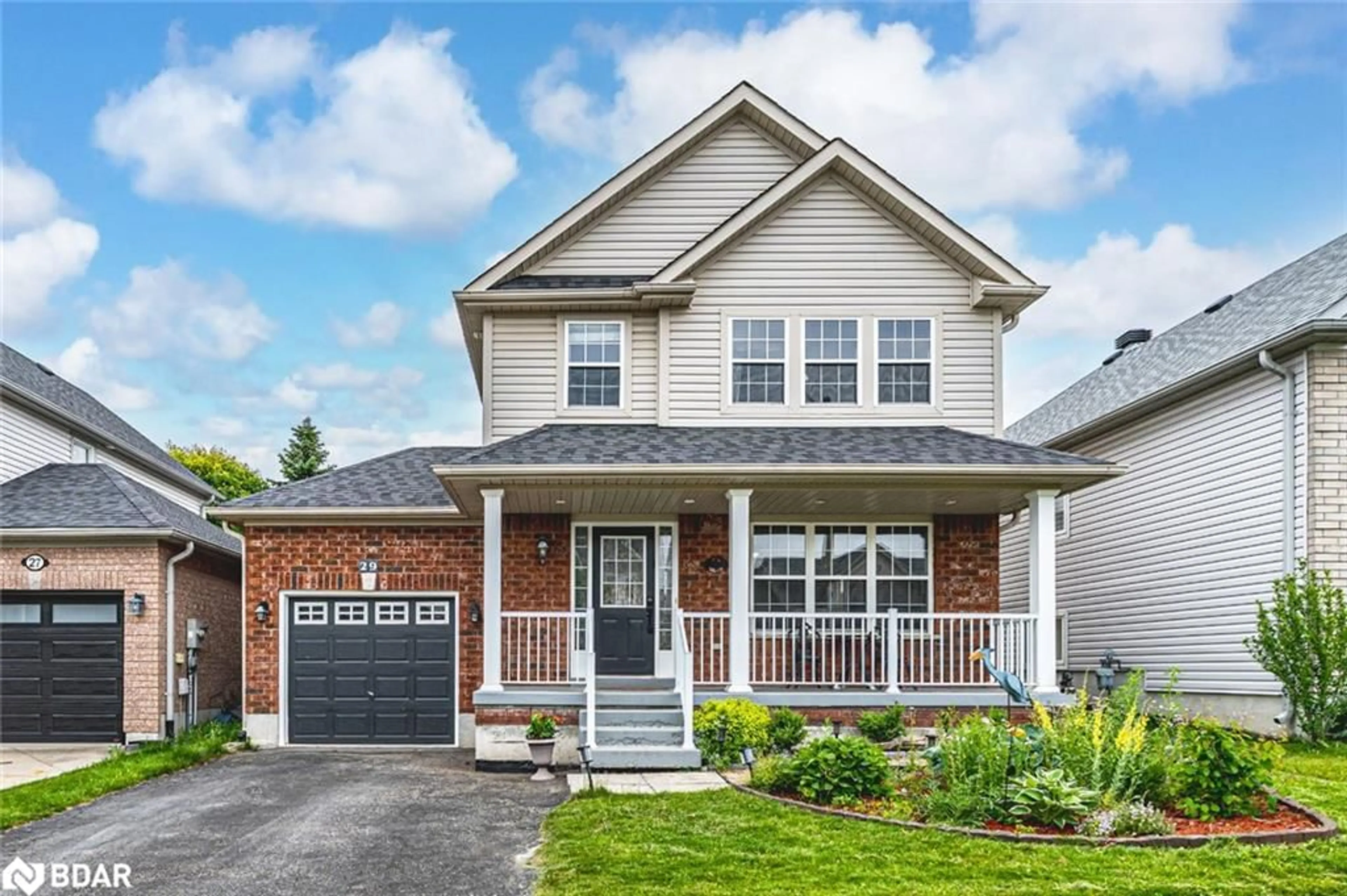 Home with brick exterior material, street for 29 Brookwood Dr, Barrie Ontario L4N 0Z1