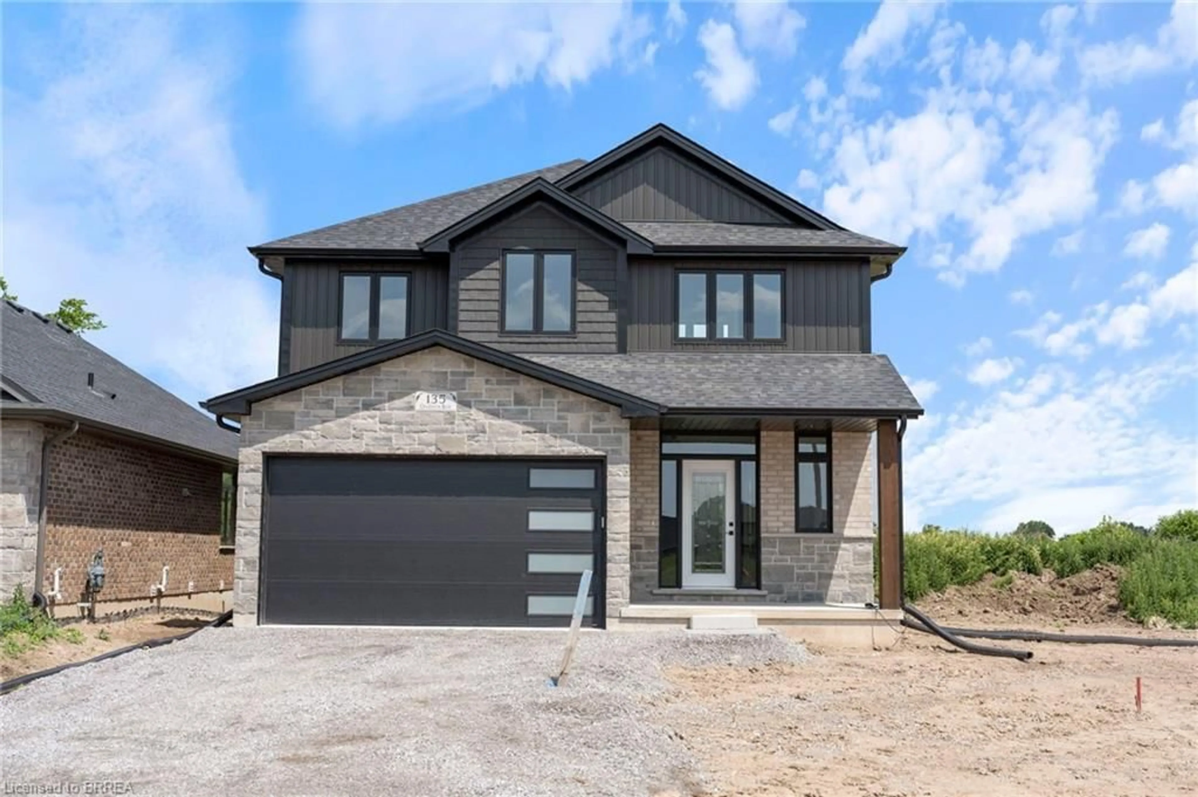 Home with brick exterior material, street for 135 Craddock Blvd, Jarvis Ontario N0A 1J0