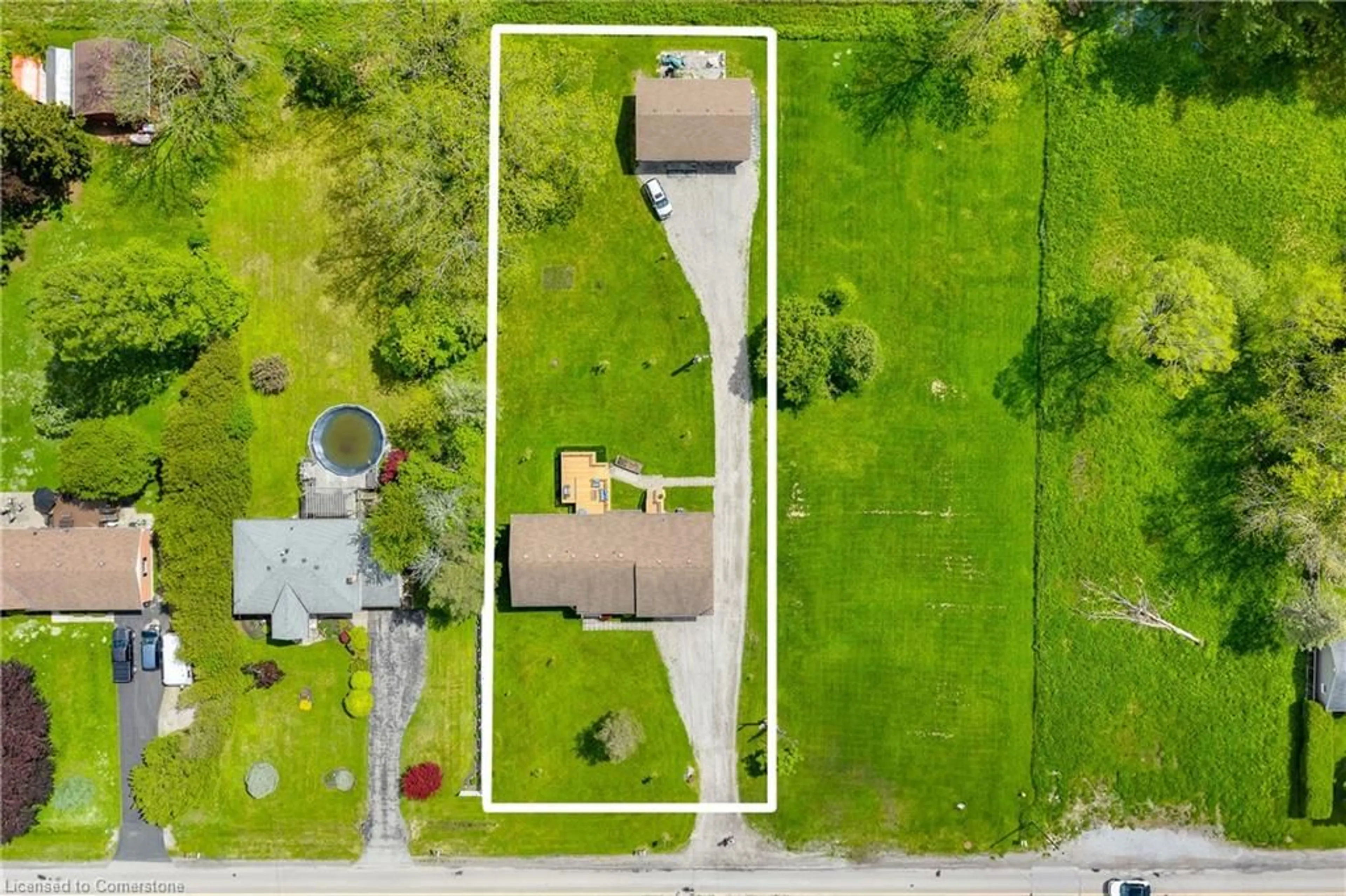 A pic from outside/outdoor area/front of a property/back of a property/a pic from drone, street for 3725 Nigh Rd, Ridgeway Ontario L0S 1N0