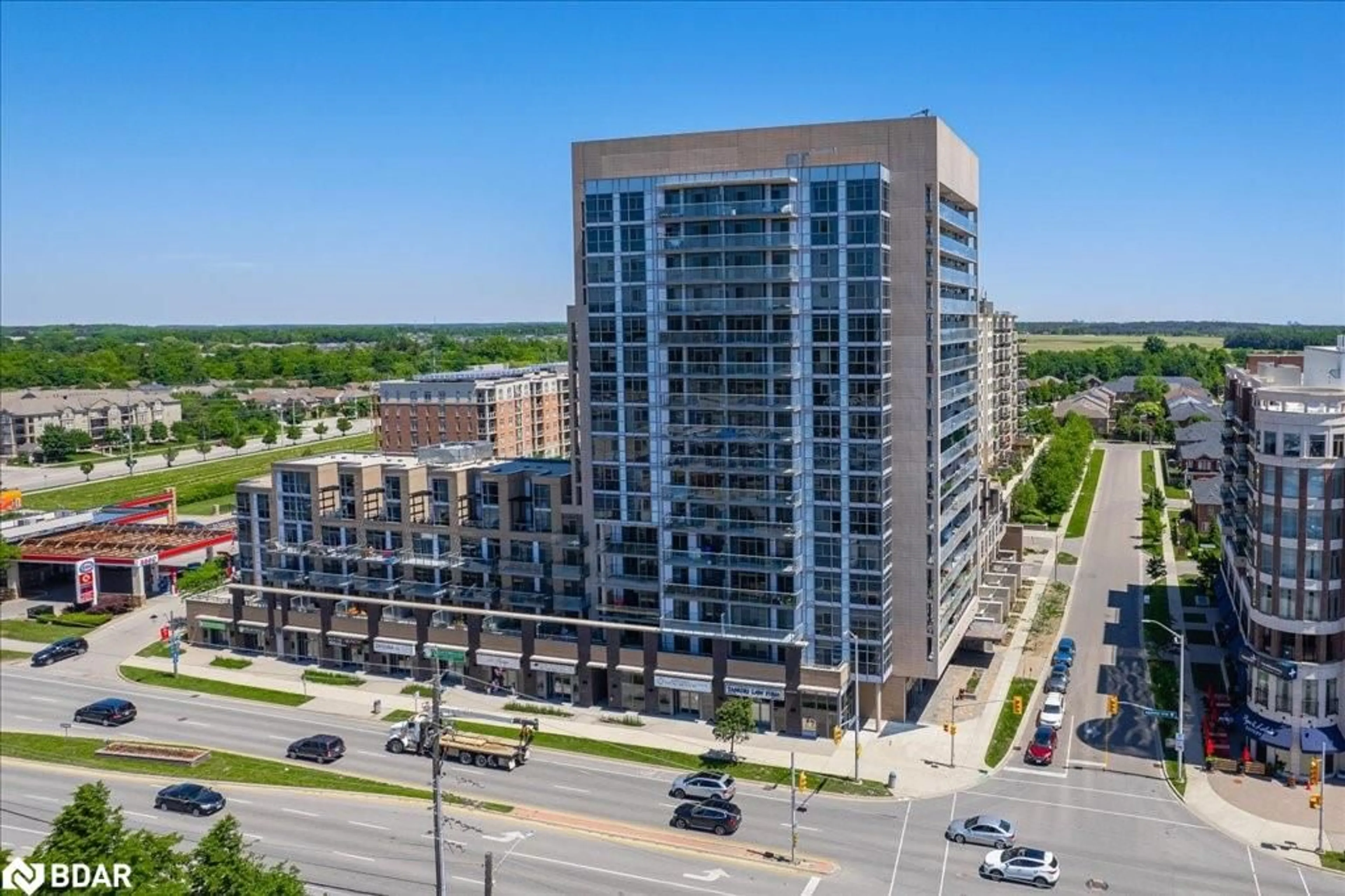 A pic from outside/outdoor area/front of a property/back of a property/a pic from drone, city buildings view from balcony for 1940 Ironstone Dr #308, Burlington Ontario L7L 0E4