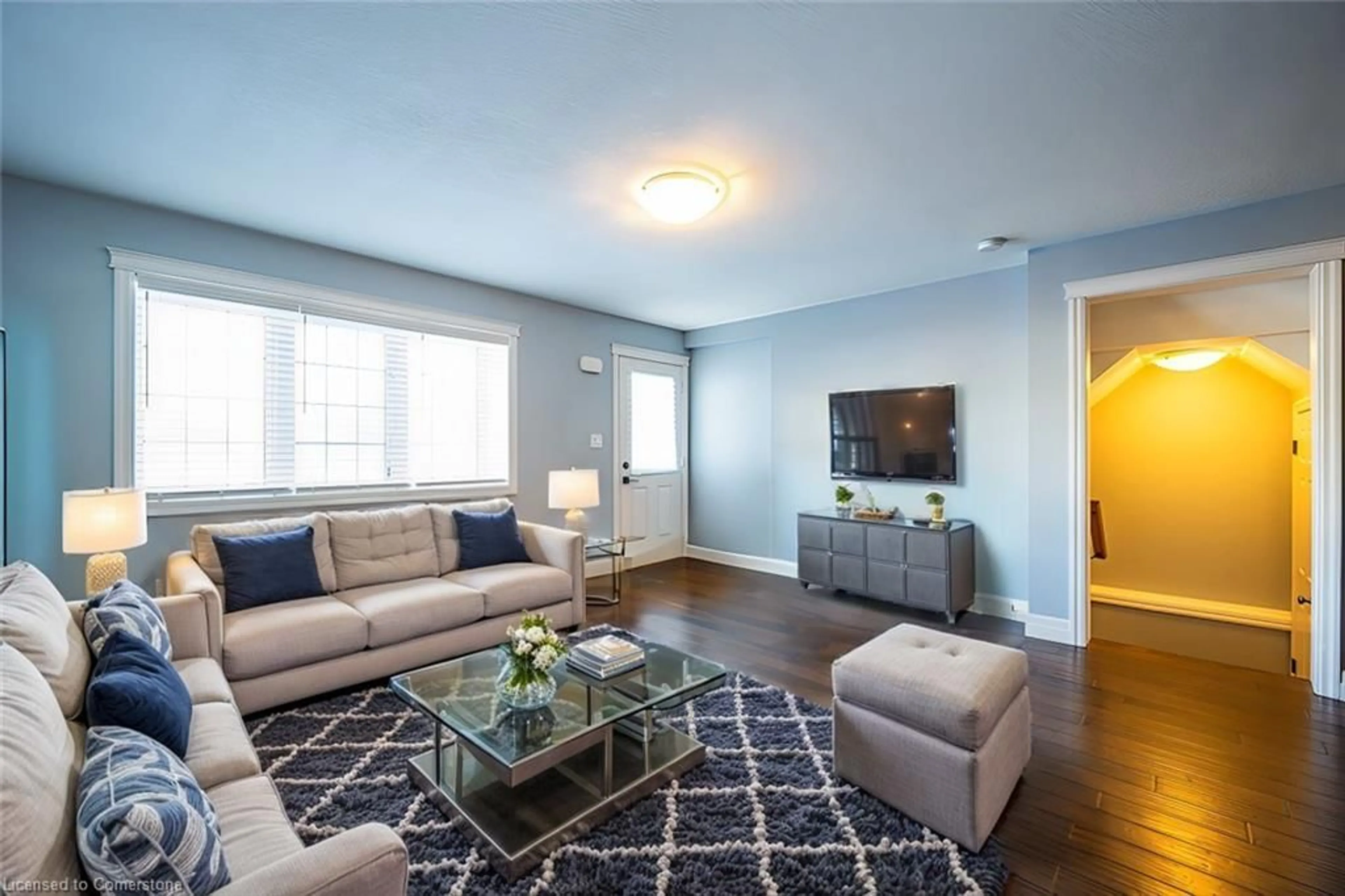 Living room with furniture, unknown for 275 Old Huron Rd #28, Kitchener Ontario N2R 1P9