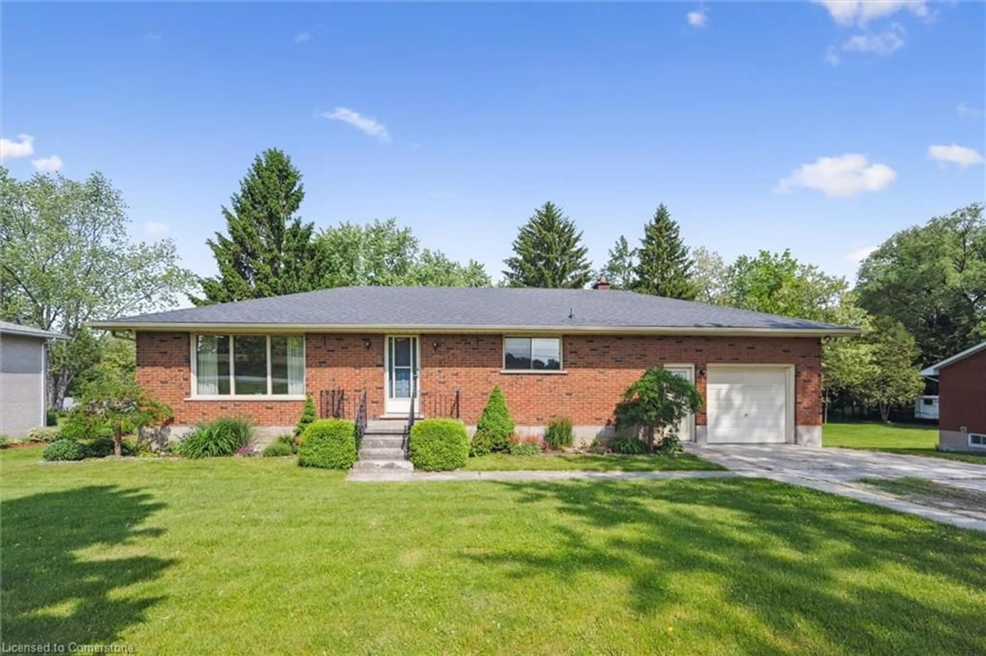 Home with brick exterior material, street for 7298 Wellington Rd 30, Guelph Ontario N1H 6J2