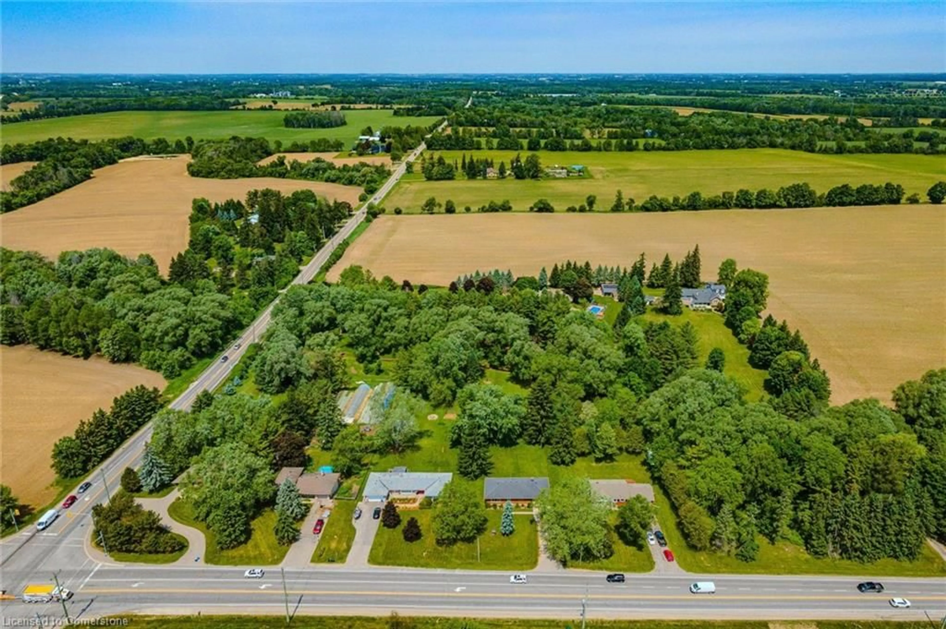 A pic from outside/outdoor area/front of a property/back of a property/a pic from drone, unknown for 7298 Wellington Rd 30, Guelph Ontario N1H 6J2