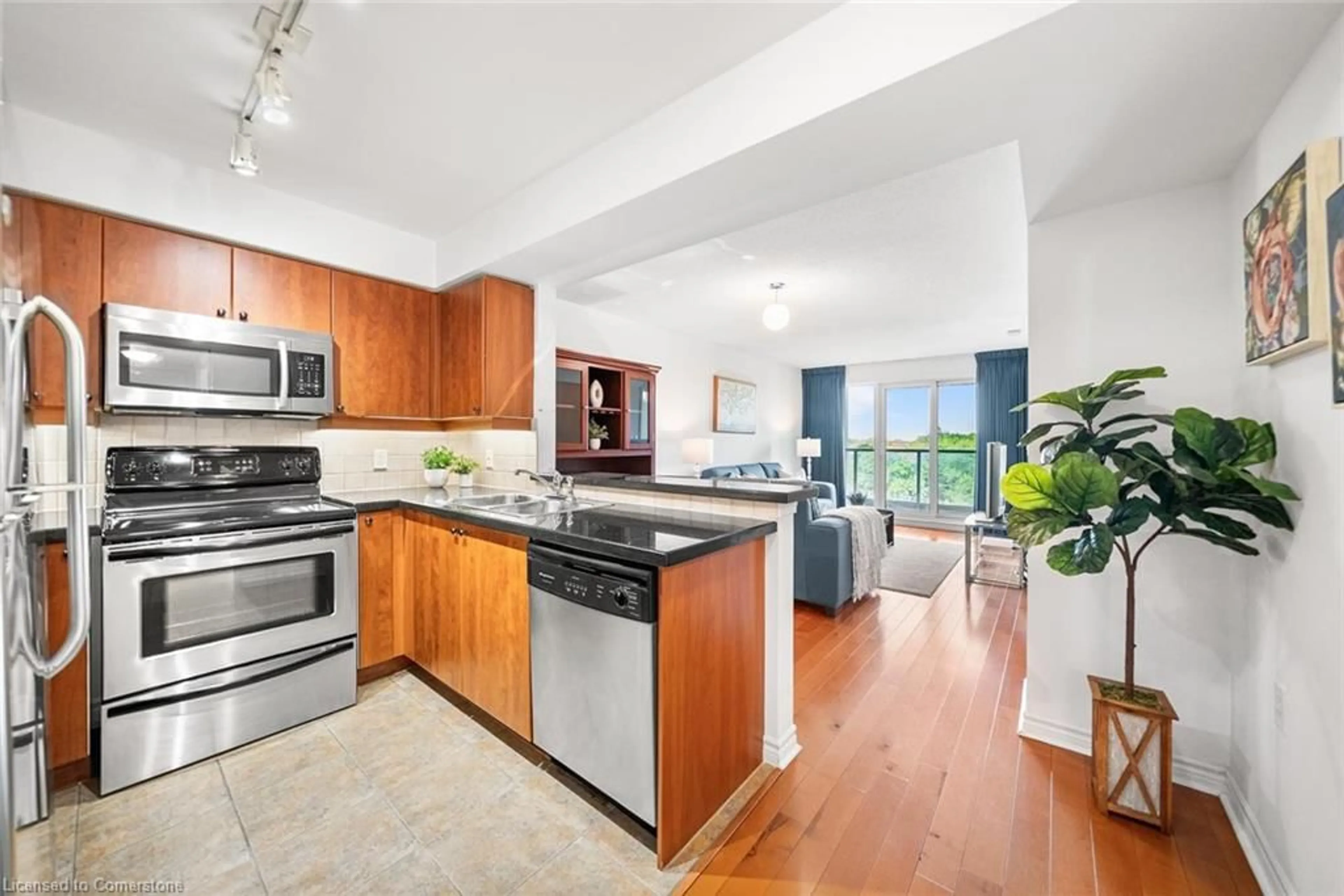 Open concept kitchen, unknown for 3830 Bathurst St #607, Toronto Ontario M3H 6C5