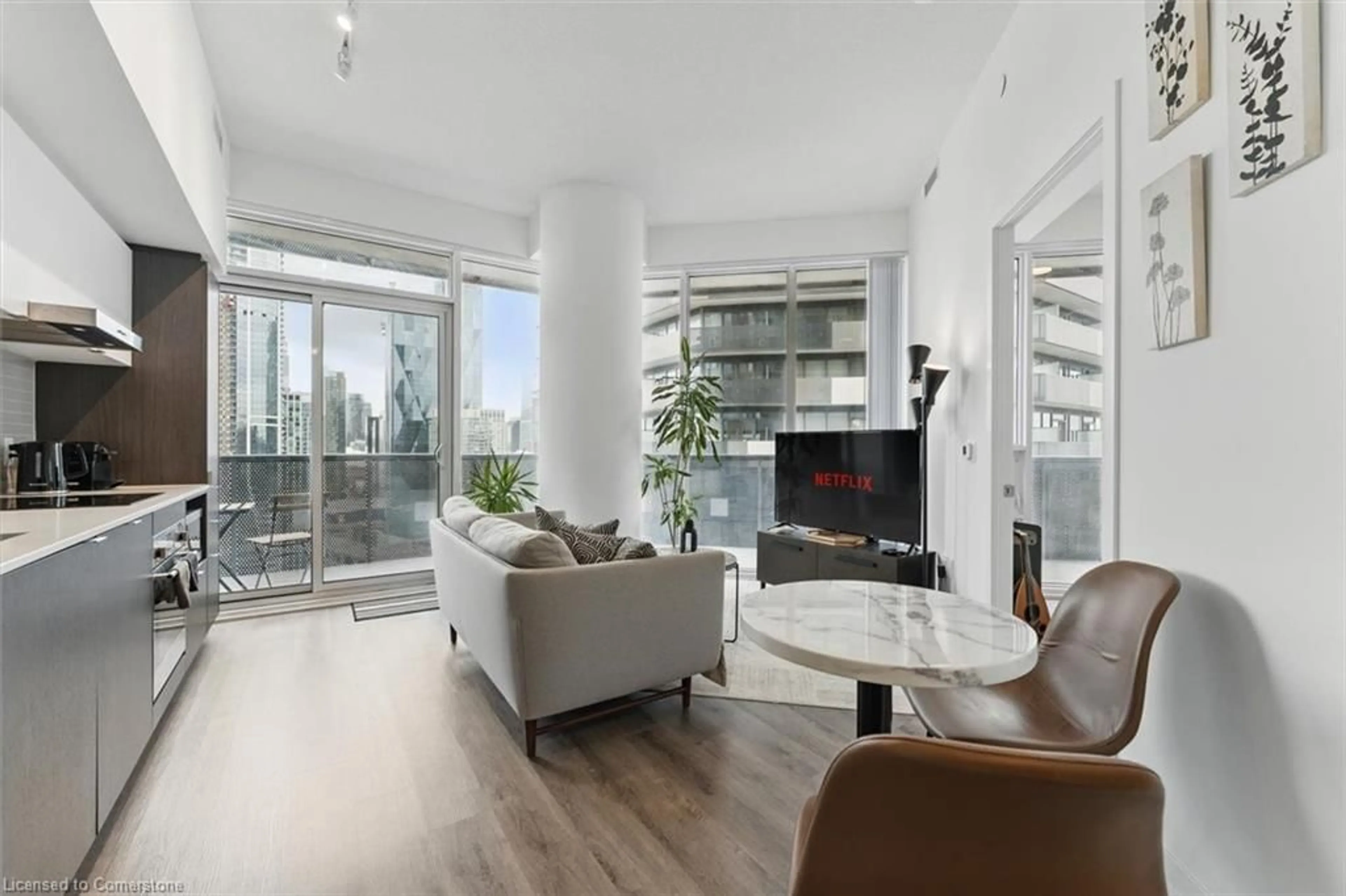 Living room with furniture, unknown for 138 Downes St #3215, Toronto Ontario M5E 0E4