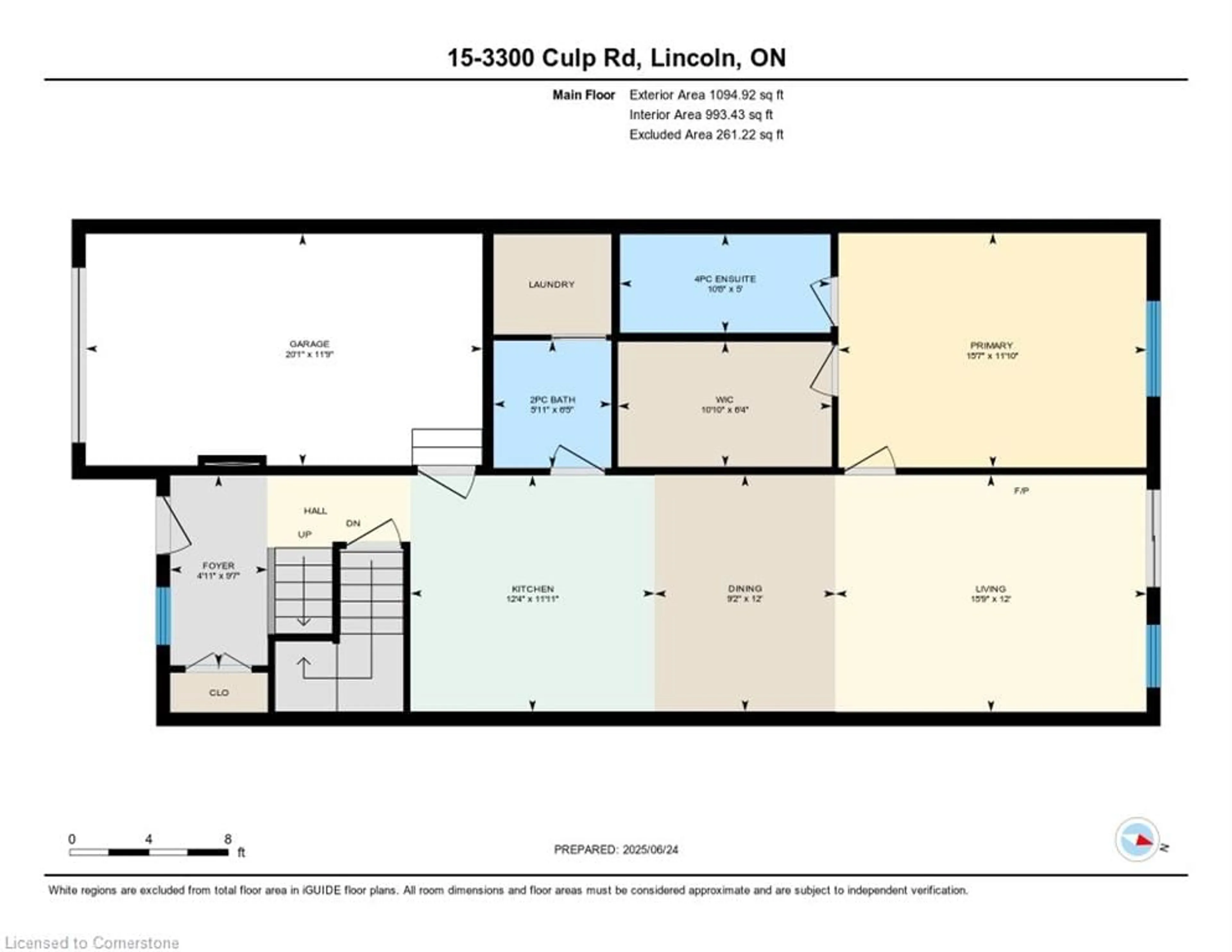Floor plan for 3300 Culp Rd #15, Vineland Ontario L0R 2E0
