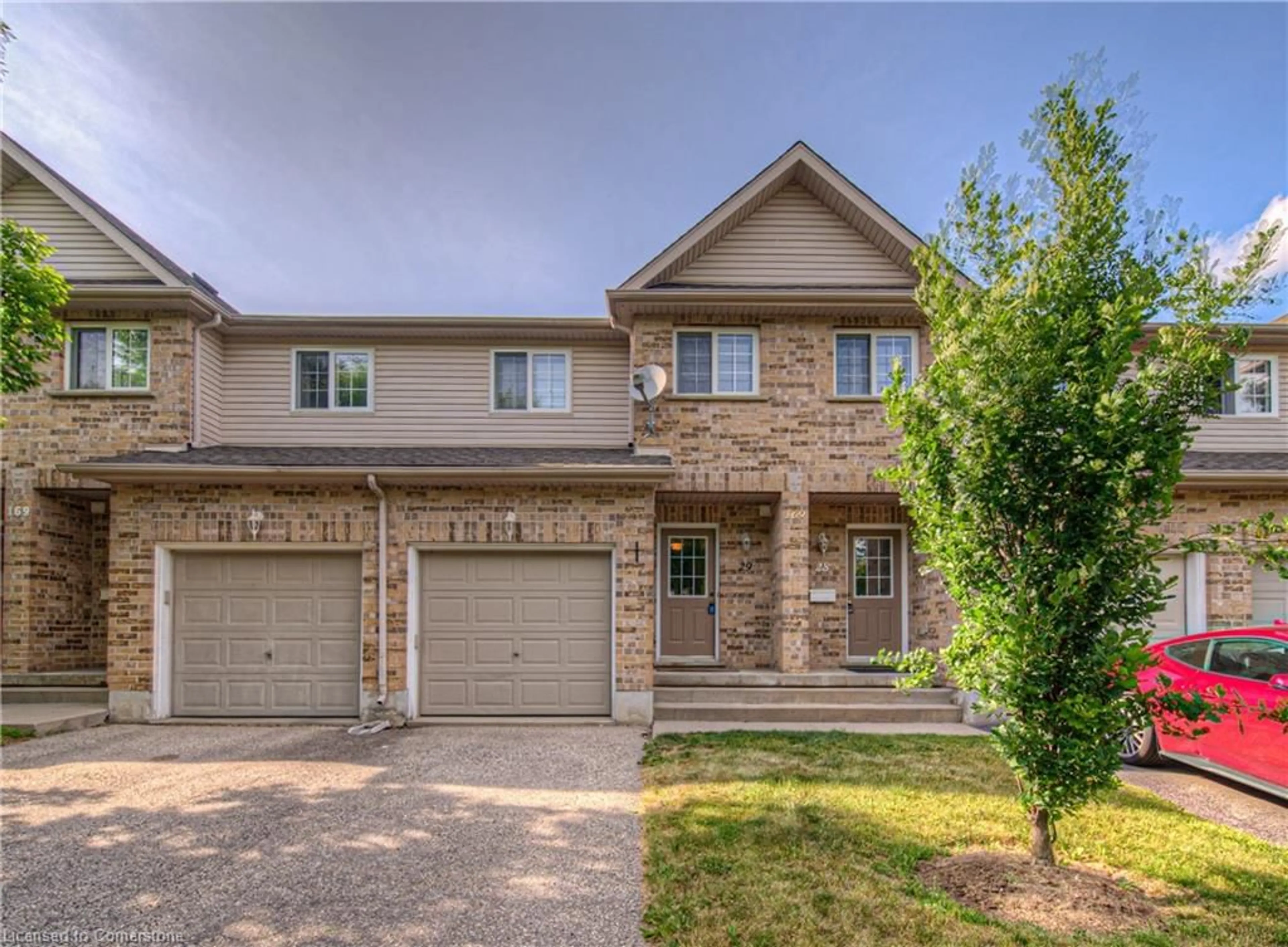 Home with brick exterior material, street for 169 Bismark Dr #29, Cambridge Ontario N1S 5C1