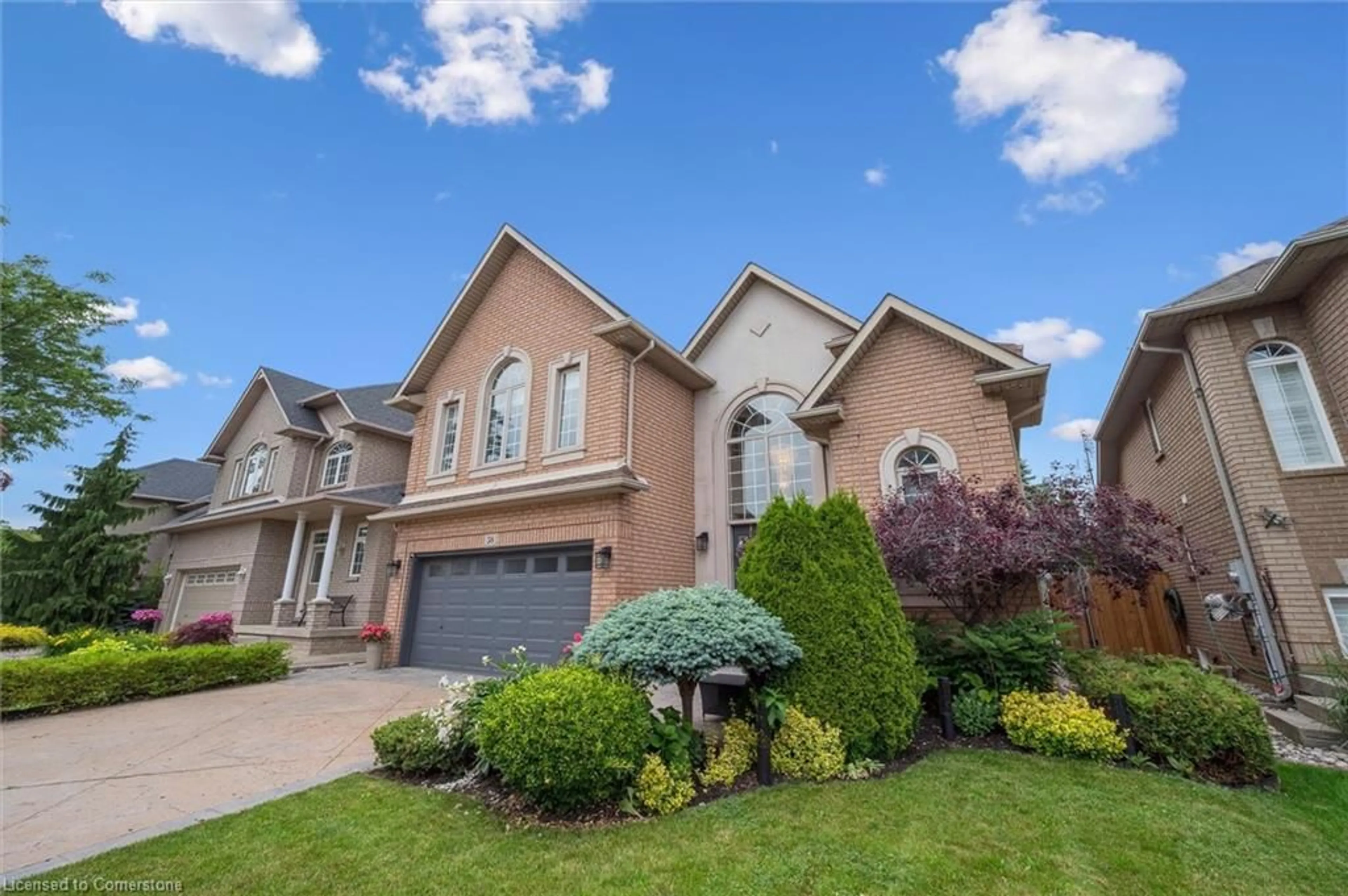 Home with brick exterior material, street for 38 Surrey Dr, Ancaster Ontario L9K 1L9