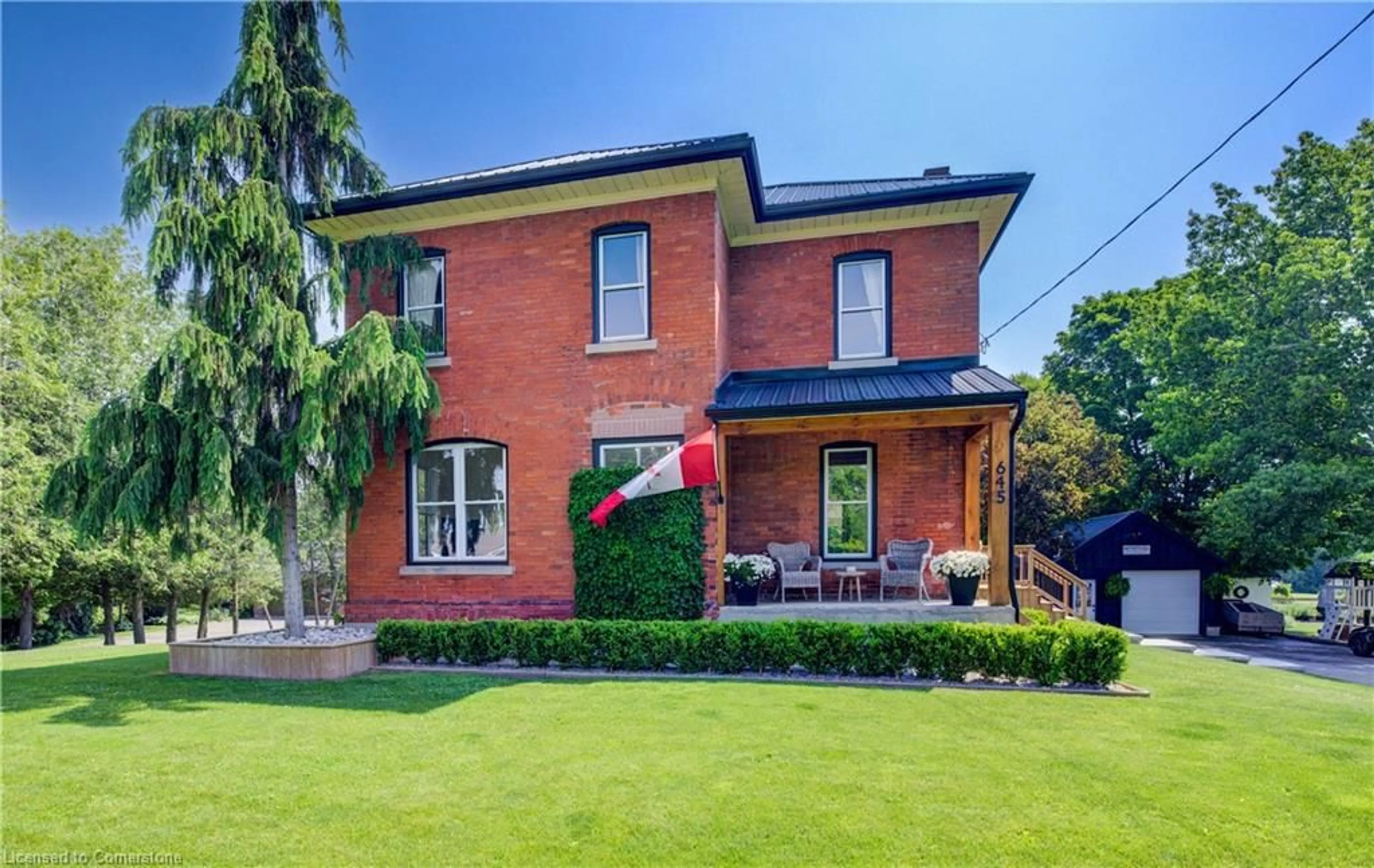 Home with brick exterior material, street for 645 Main St, Burgessville Ontario N0J 1C0