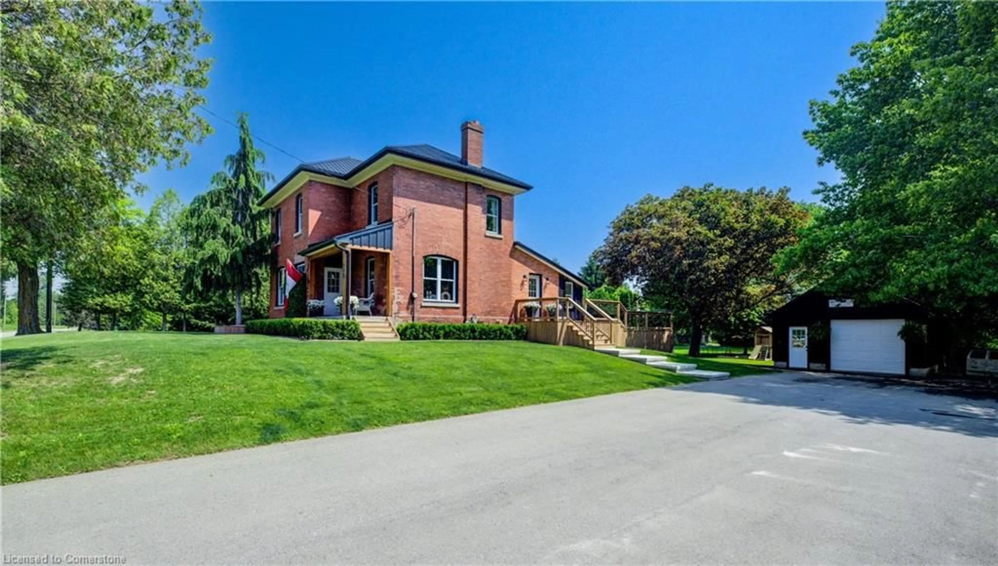 Home with brick exterior material, street for 645 Main St, Burgessville Ontario N0J 1C0