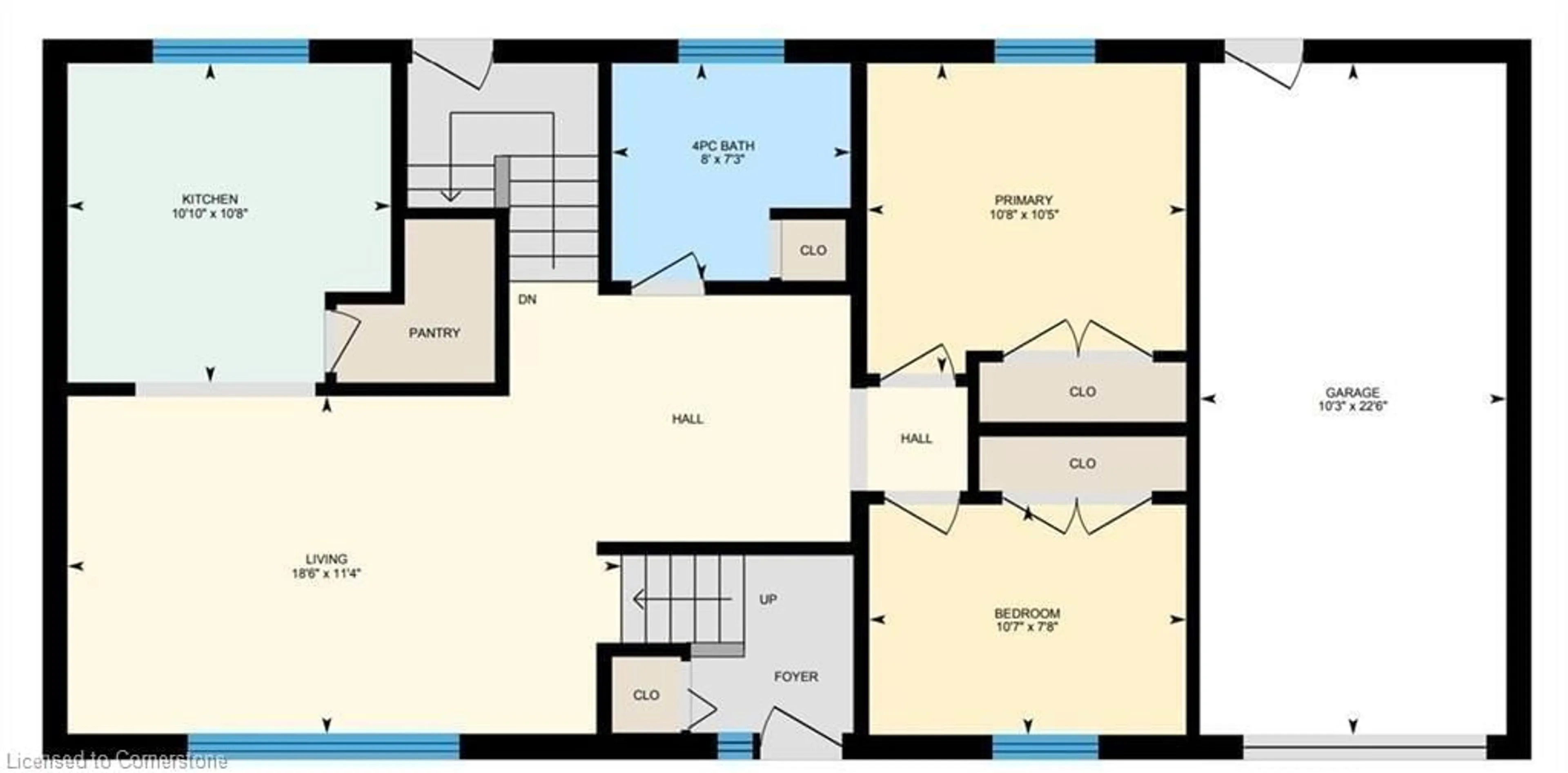 Floor plan for 694 Upper Ottawa St, Hamilton Ontario L8T 3T6